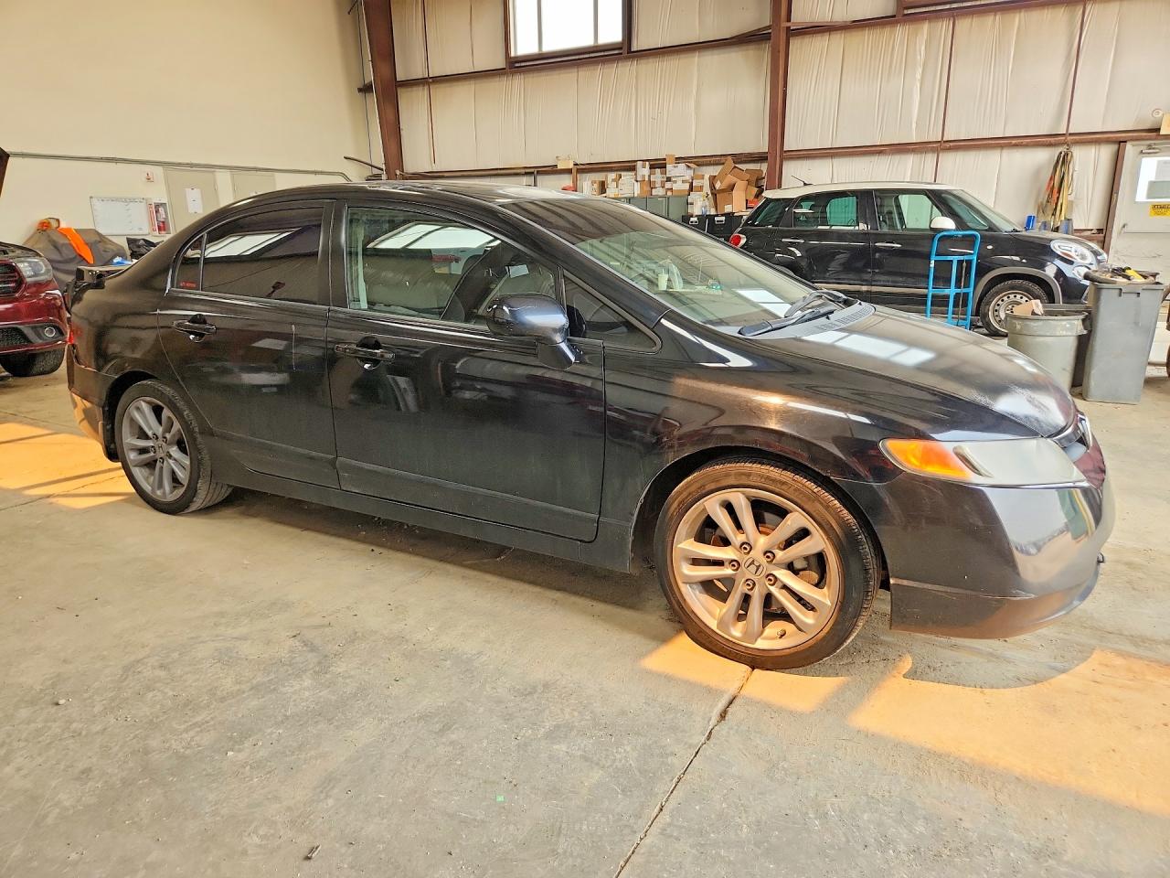 2008 Honda Civic Si Black vin: 2HGFA55578H200312
