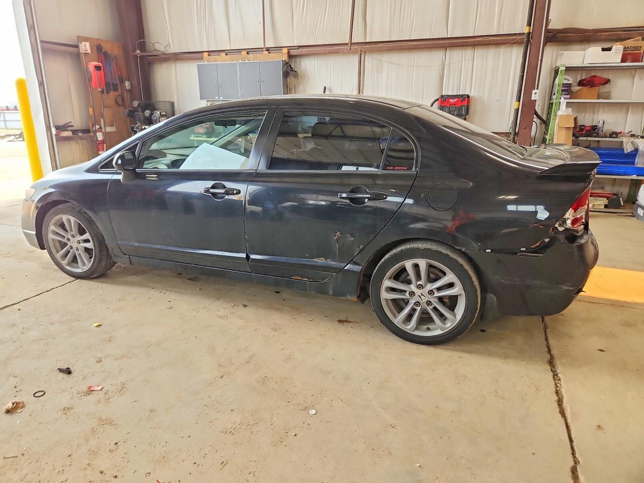 2008 Honda Civic Si Black vin: 2HGFA55578H200312