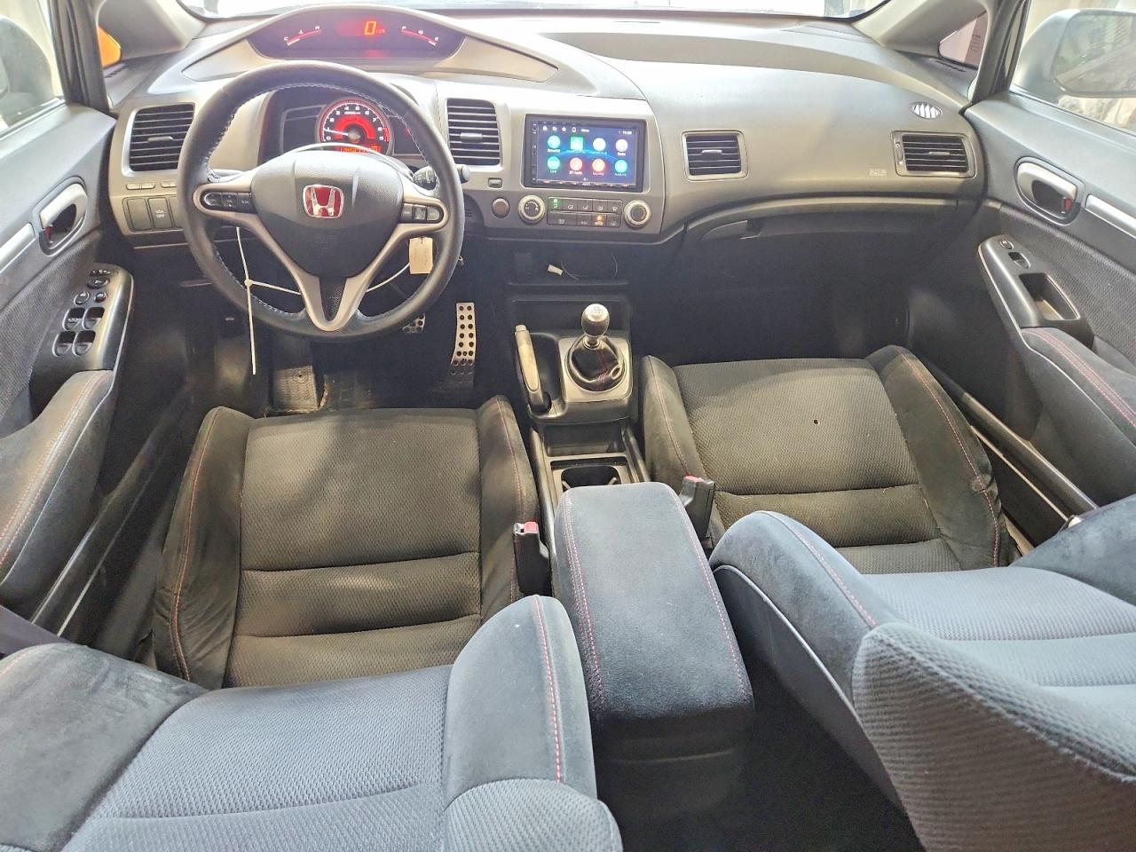 2008 Honda Civic Si Black vin: 2HGFA55578H703287