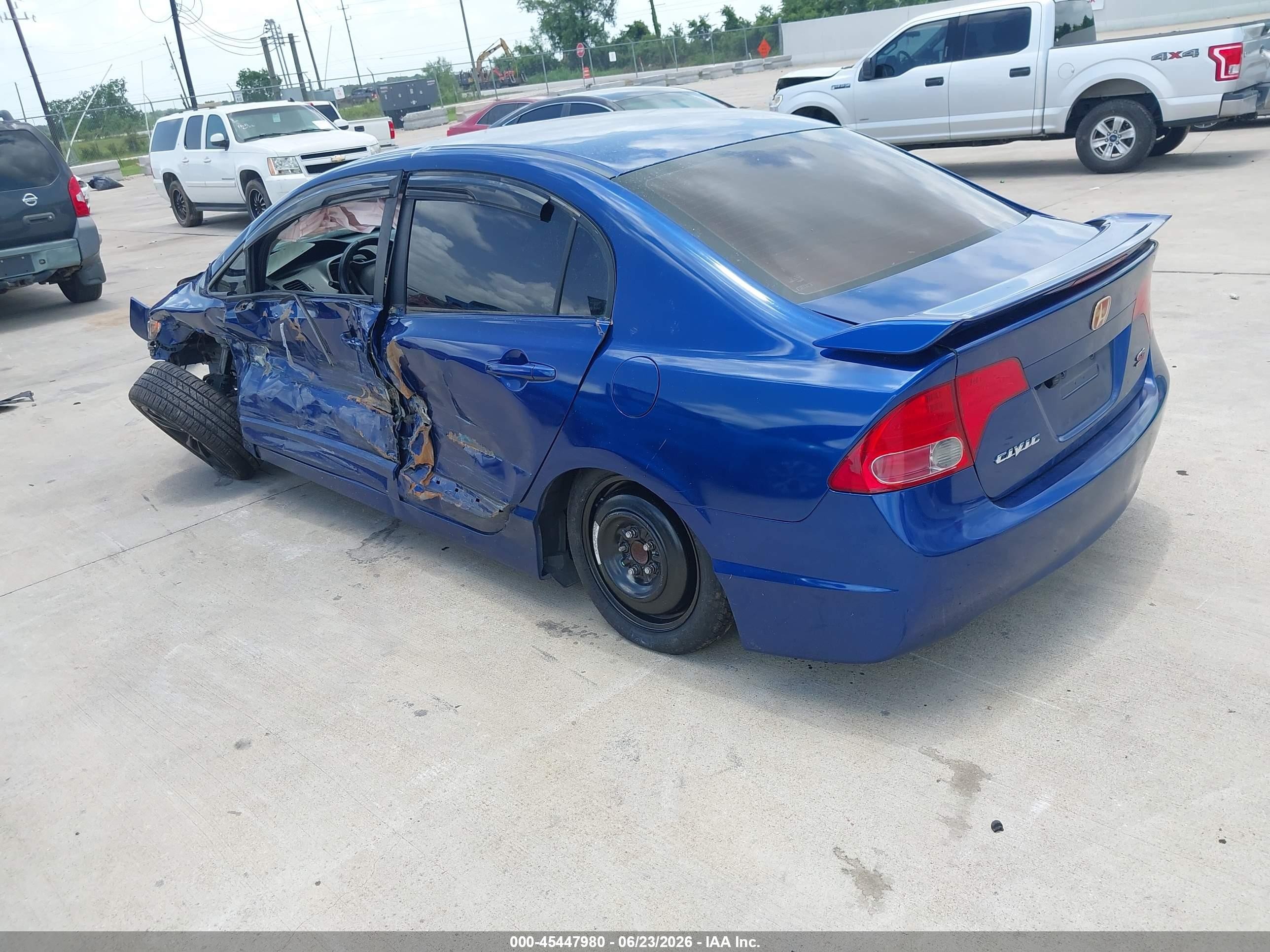 2008 Honda Civic Si/si Mugen Blue vin: 2HGFA55578H705718