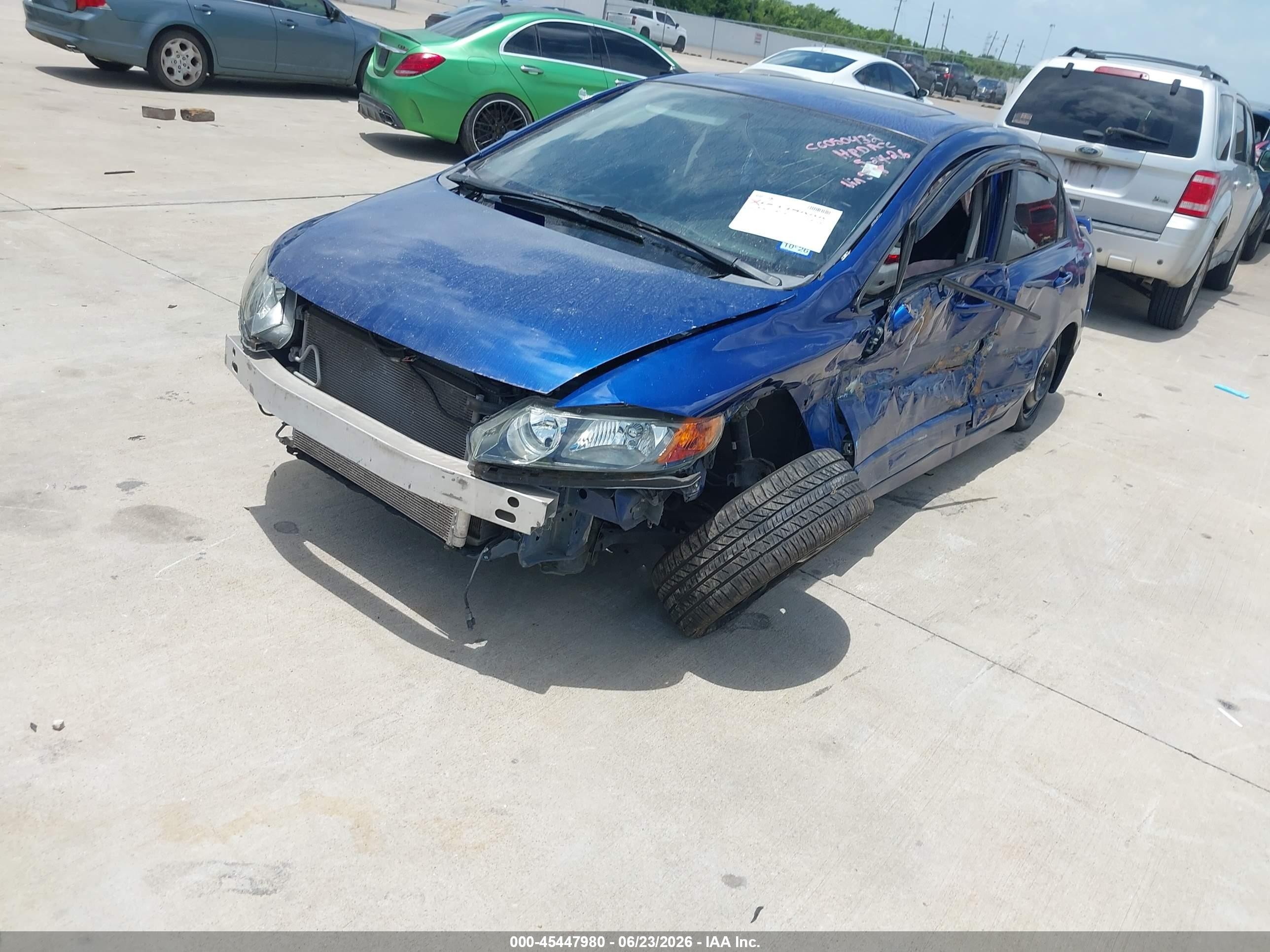 2008 Honda Civic Si/si Mugen Blue vin: 2HGFA55578H705718