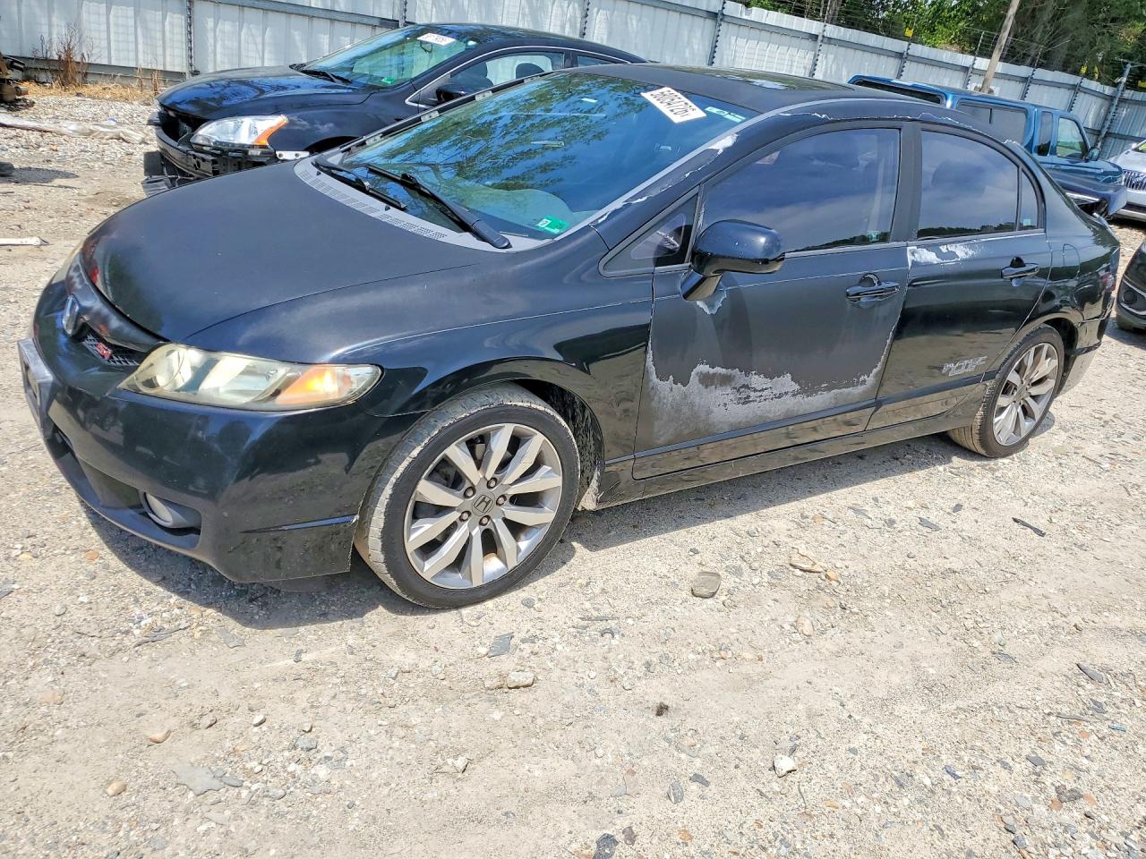 2009 Honda Civic Si Black vin: 2HGFA55579H701783