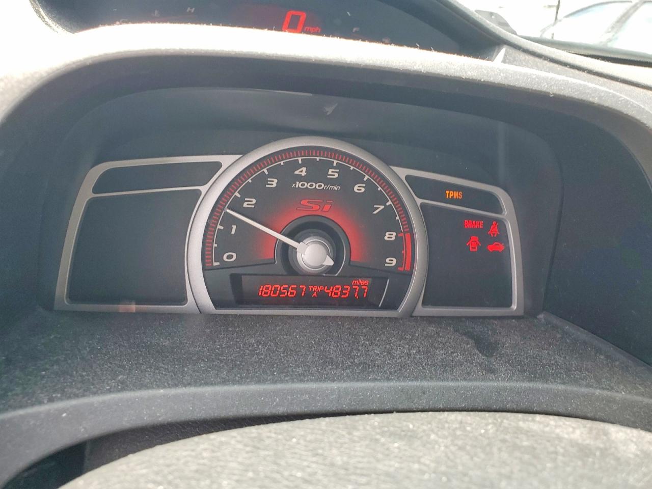 2009 Honda Civic Si Black vin: 2HGFA55579H701783