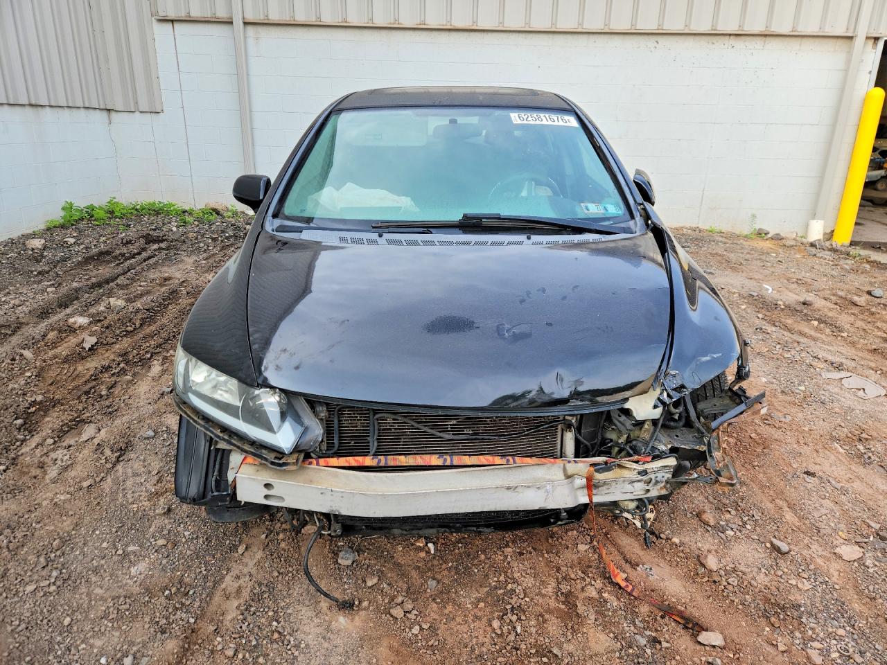 2007 Honda Civic Si Черный vin: 2HGFA55587H704639