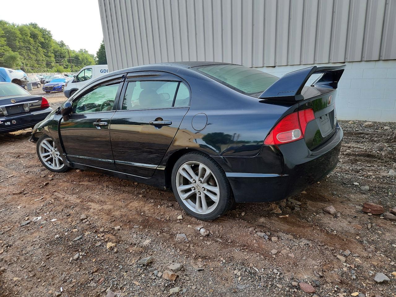 2007 Honda Civic Si Черный vin: 2HGFA55587H704639