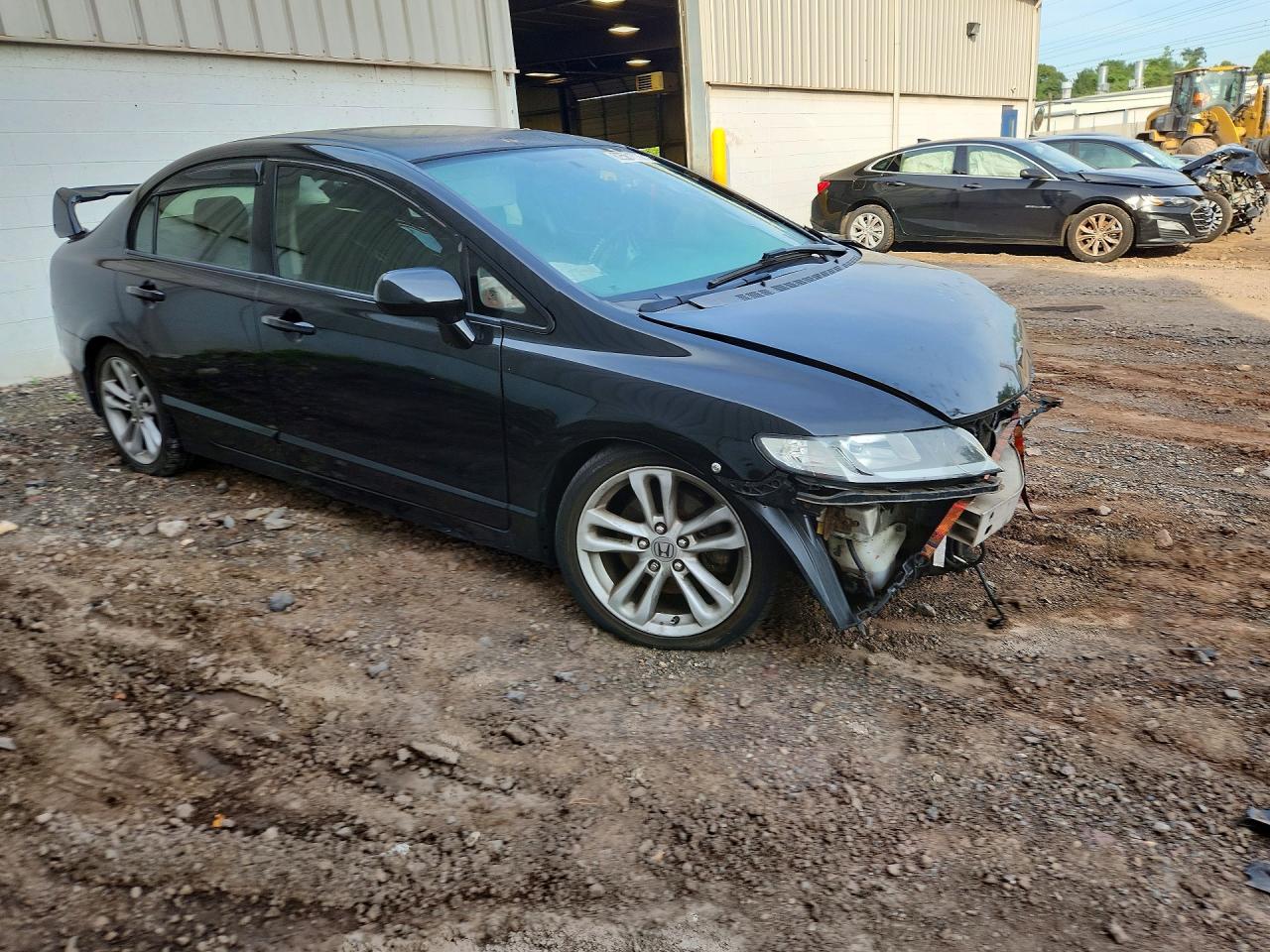 2007 Honda Civic Si Черный vin: 2HGFA55587H704639