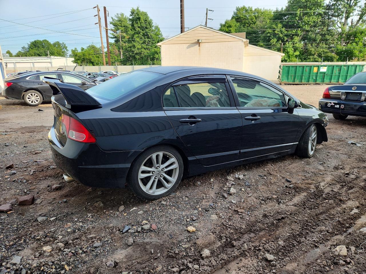 2007 Honda Civic Si Черный vin: 2HGFA55587H704639