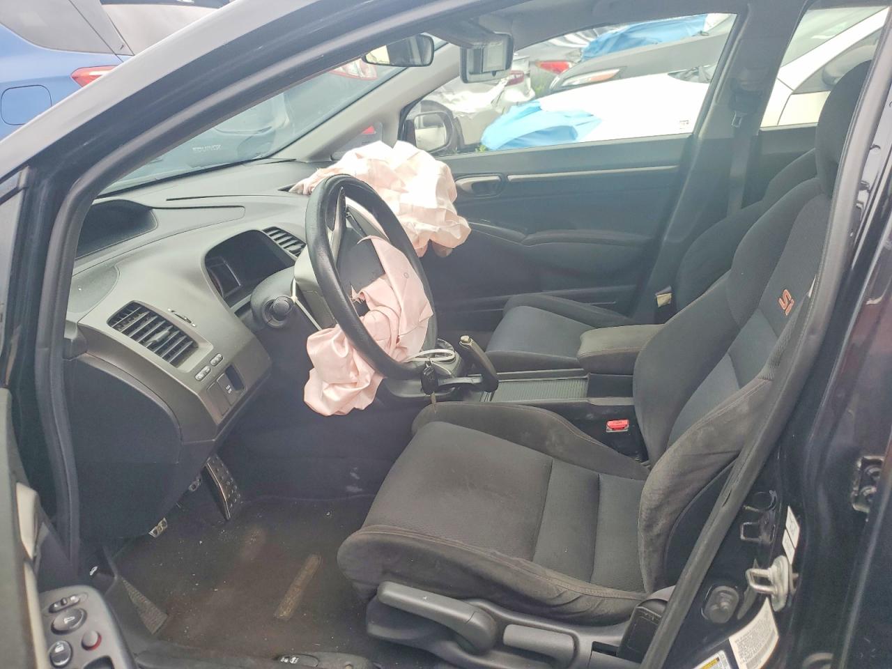 2007 Honda Civic Si Черный vin: 2HGFA55587H704639