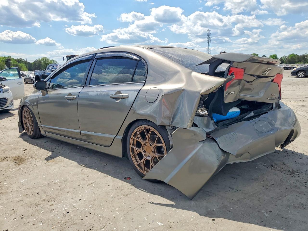 2007 Honda Civic Si Gray vin: 2HGFA55587H709906