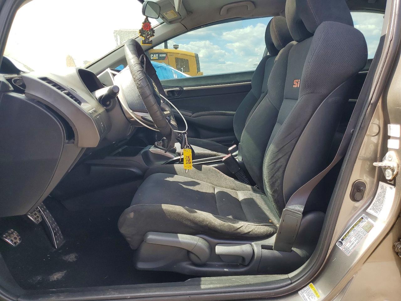 2007 Honda Civic Si Gray vin: 2HGFA55587H709906