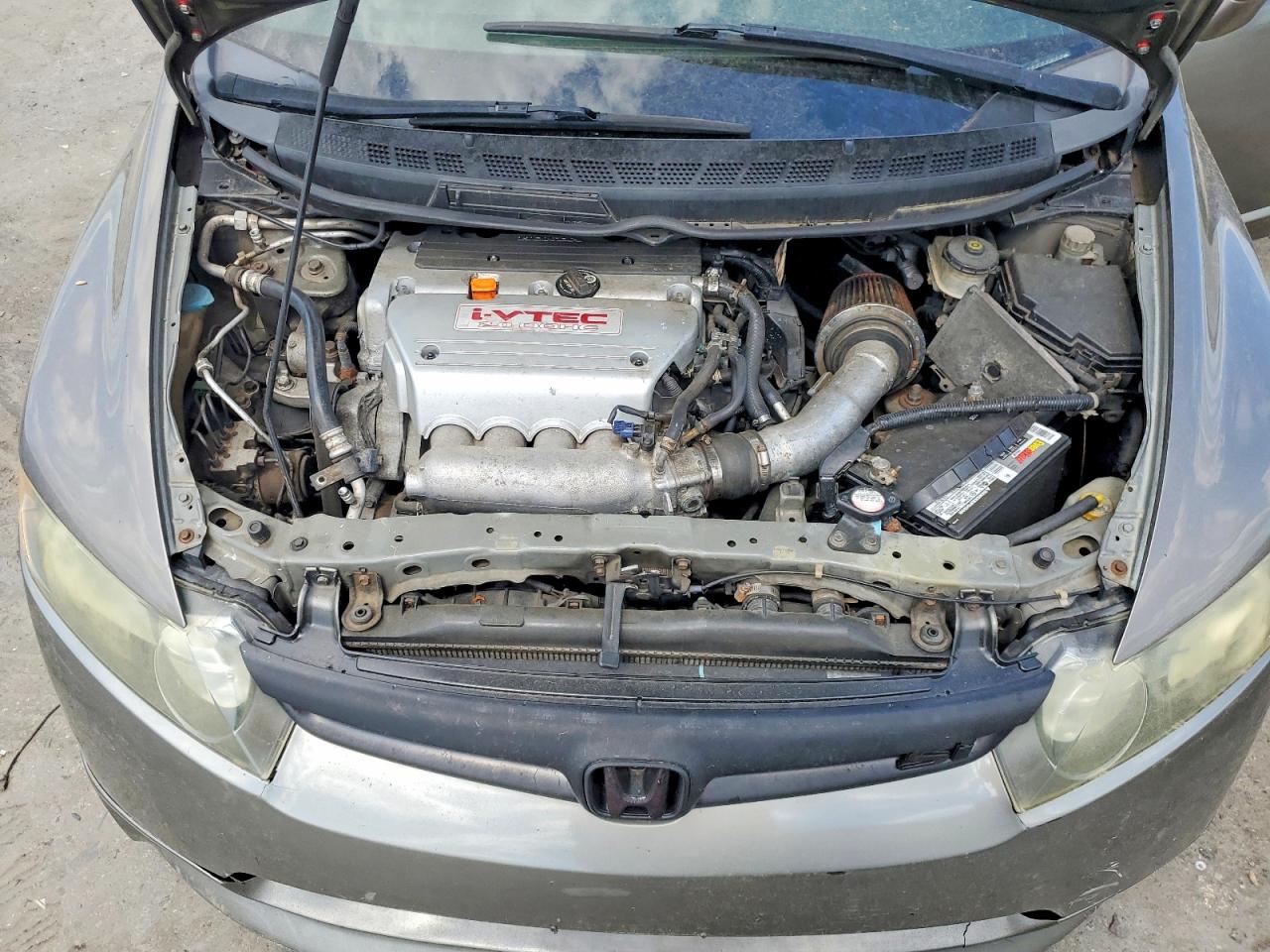 2007 Honda Civic Si Gray vin: 2HGFA55587H709906