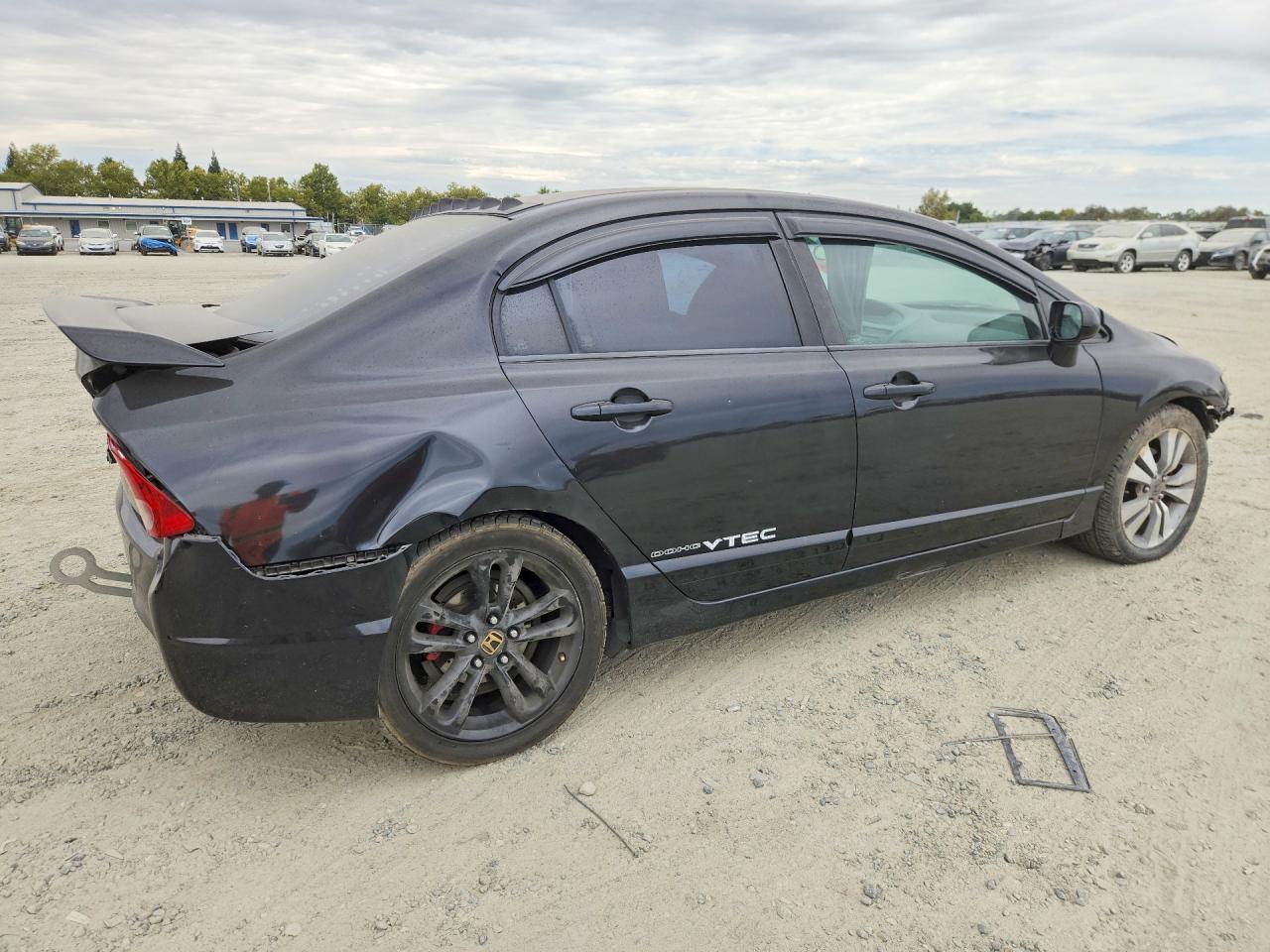 2007 Honda Civic Si Black vin: 2HGFA55597H700776