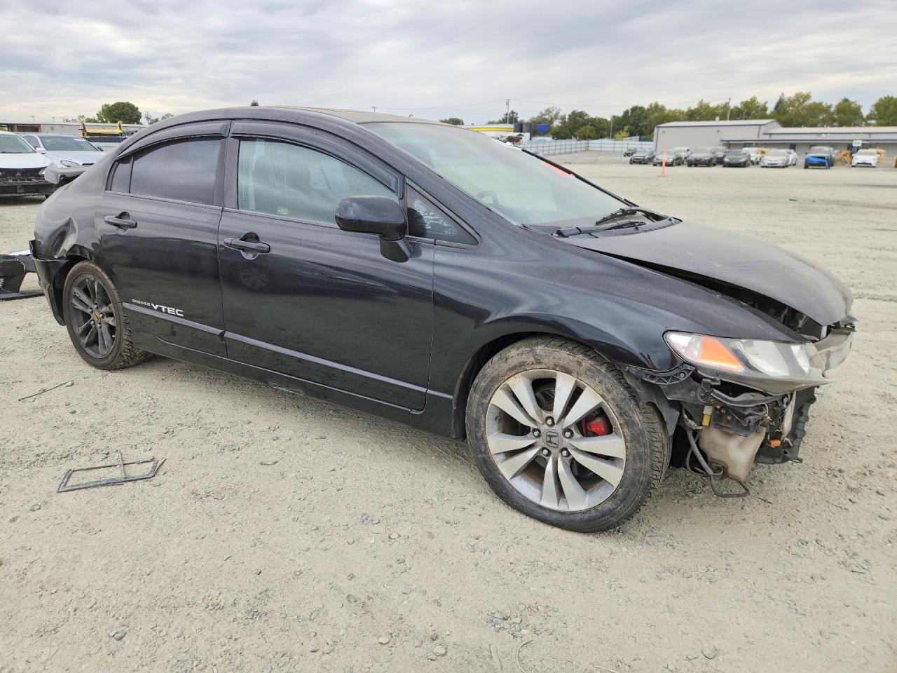 2007 Honda Civic Si Black vin: 2HGFA55597H700776