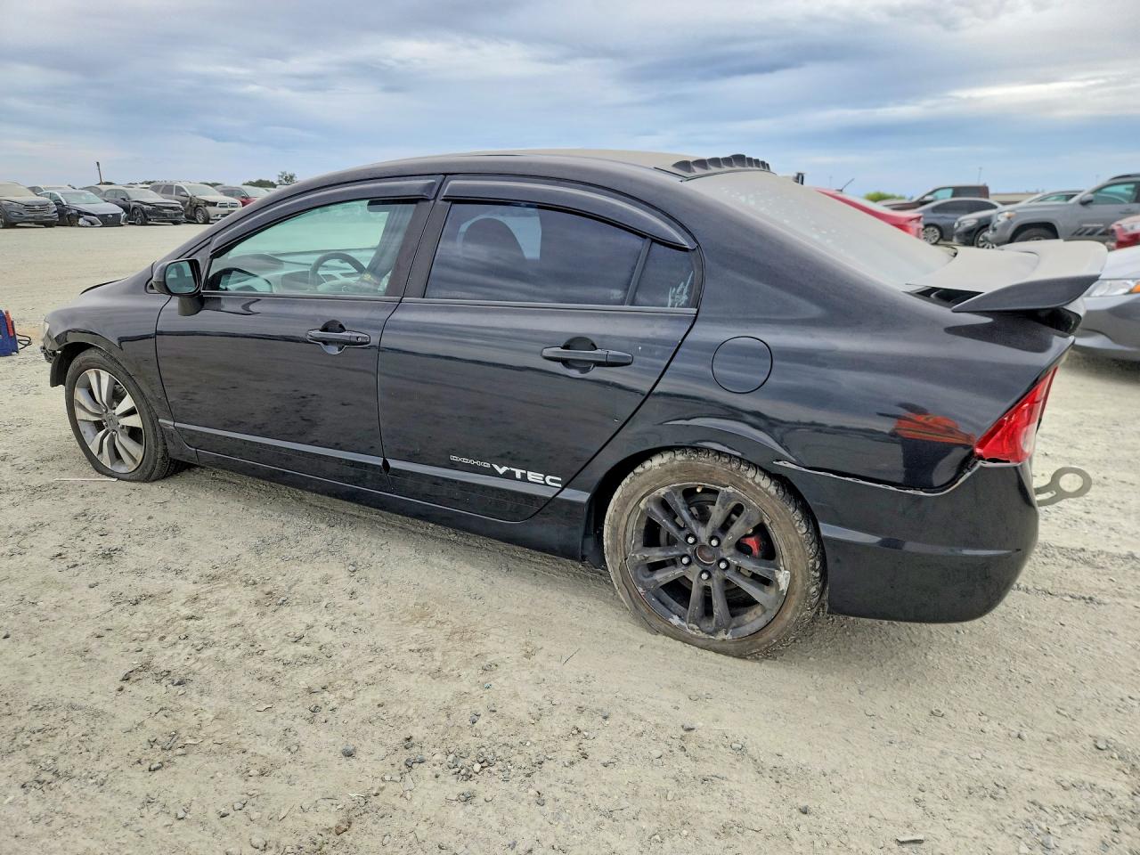 2007 Honda Civic Si Black vin: 2HGFA55597H700776