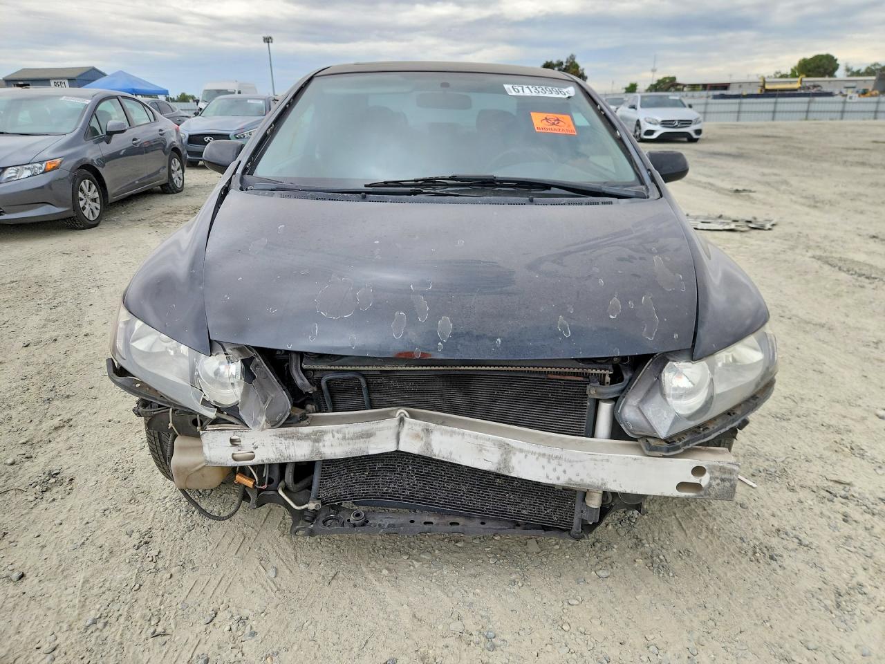 2007 Honda Civic Si Black vin: 2HGFA55597H700776