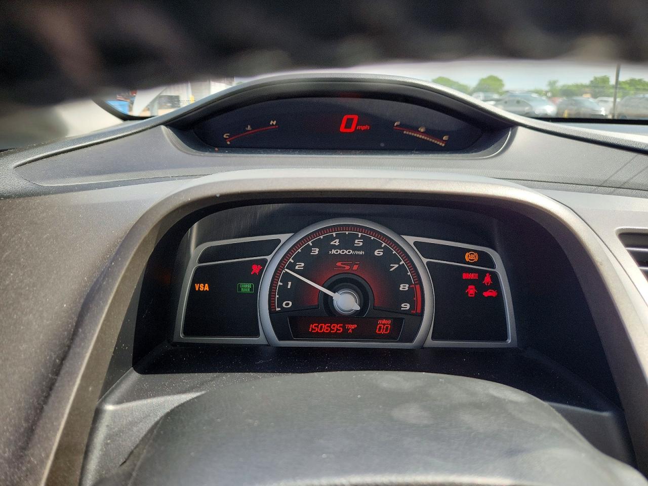 2007 Honda Civic Si White vin: 2HGFA55597H705914