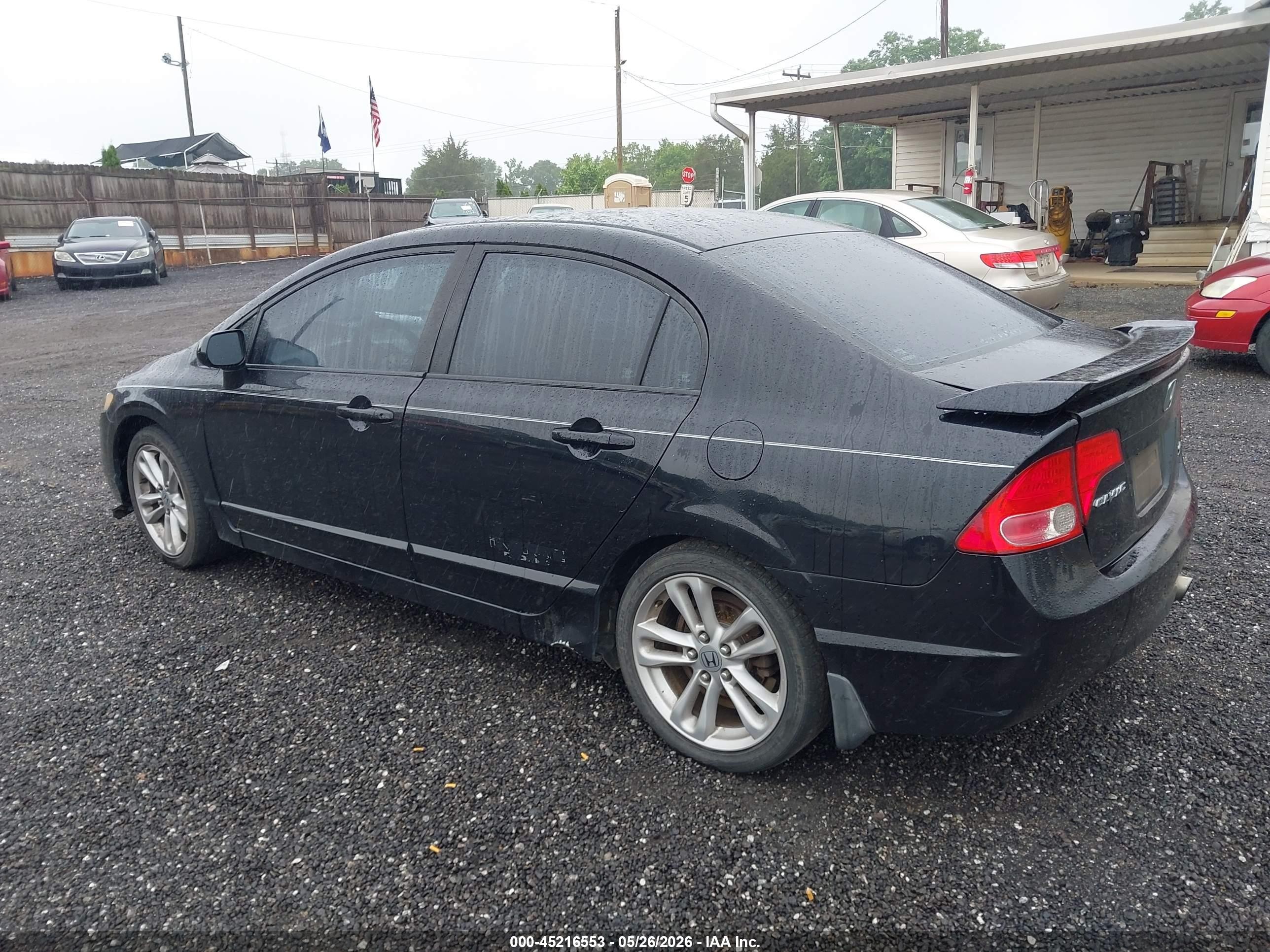 2007 Honda Civic Si Black vin: 2HGFA55597H712927