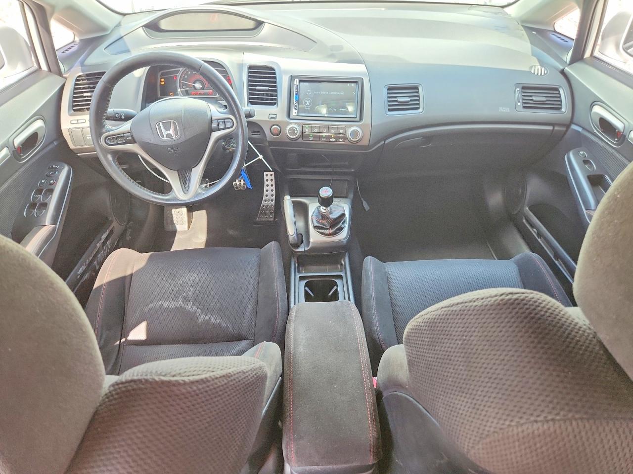 2007 Honda Civic Si White vin: 2HGFA55597H715276