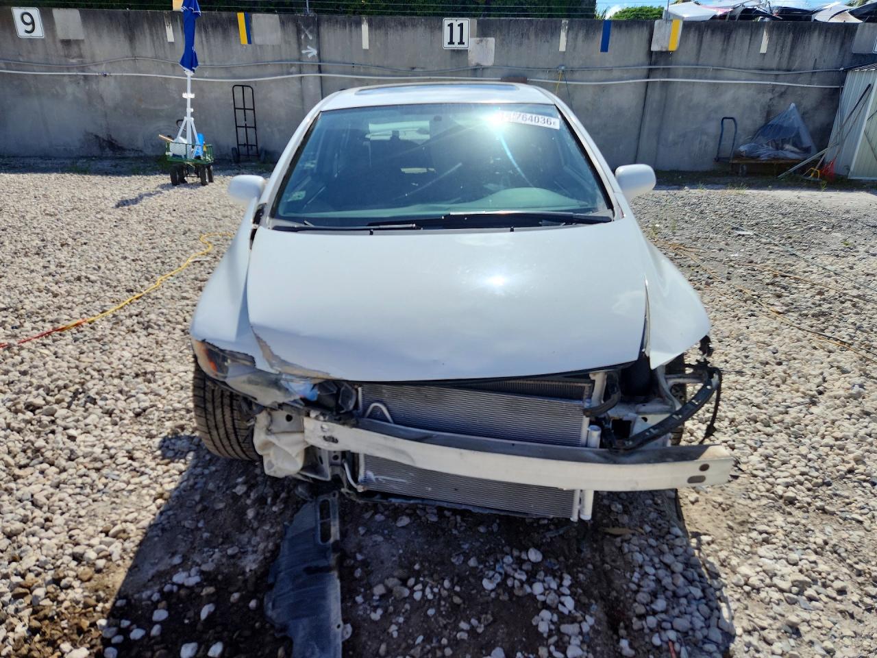 2007 Honda Civic Si White vin: 2HGFA55597H715276