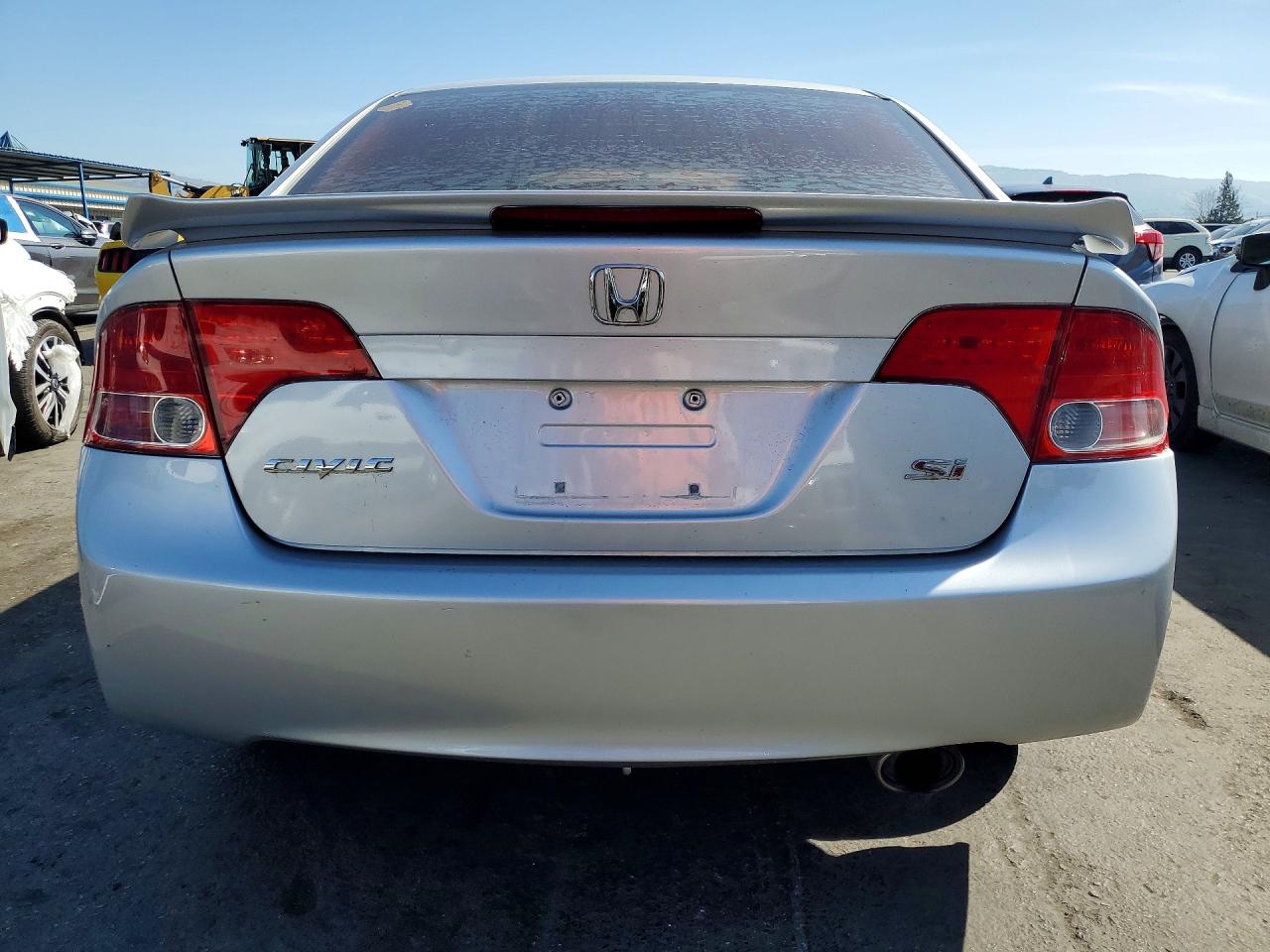2008 Honda Civic Si Silver vin: 2HGFA55598H711357