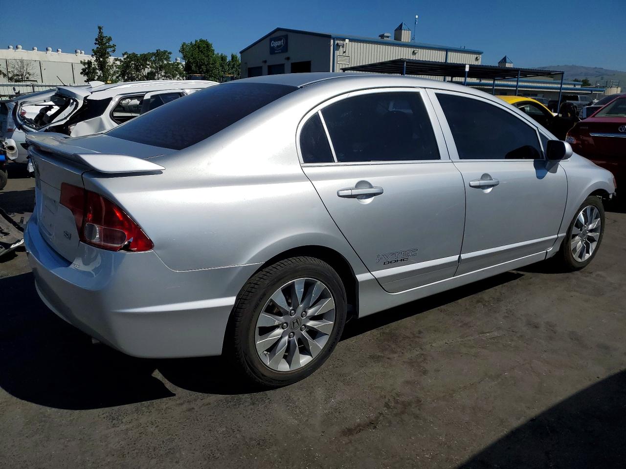 2008 Honda Civic Si Silver vin: 2HGFA55598H711357