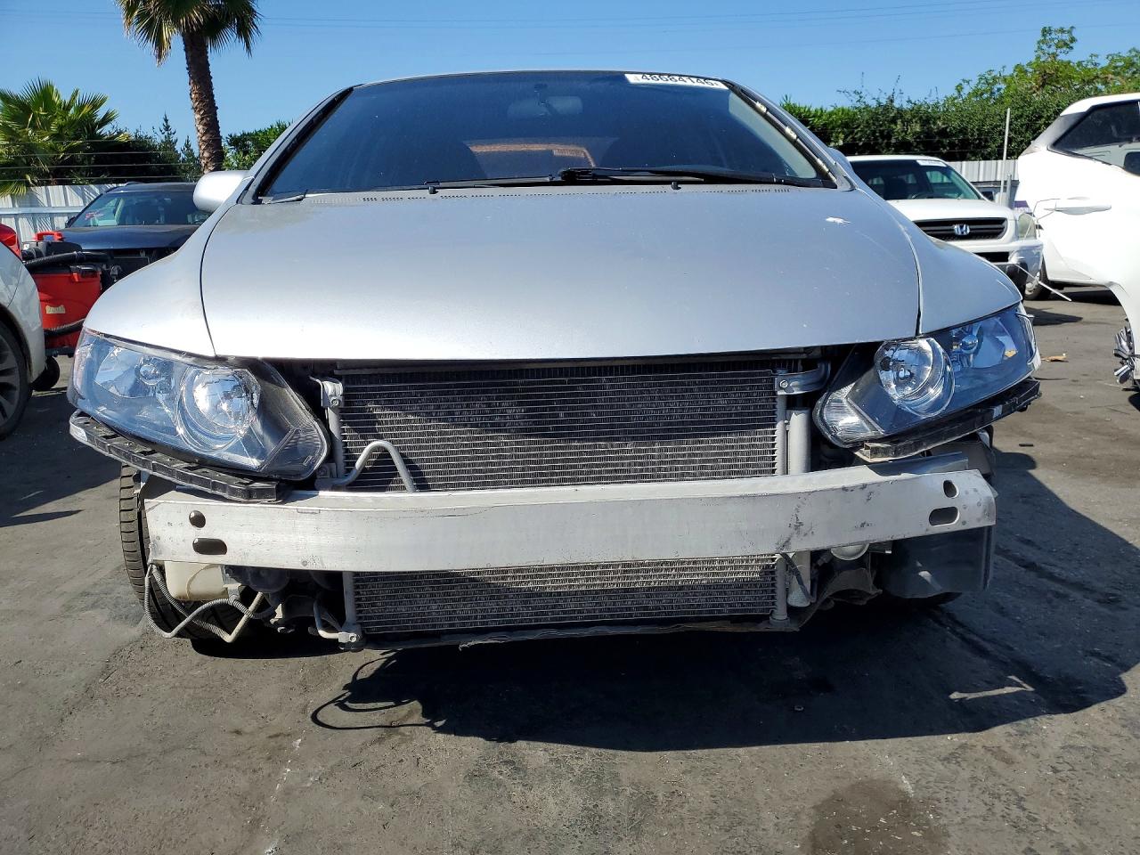 2008 Honda Civic Si Silver vin: 2HGFA55598H711357