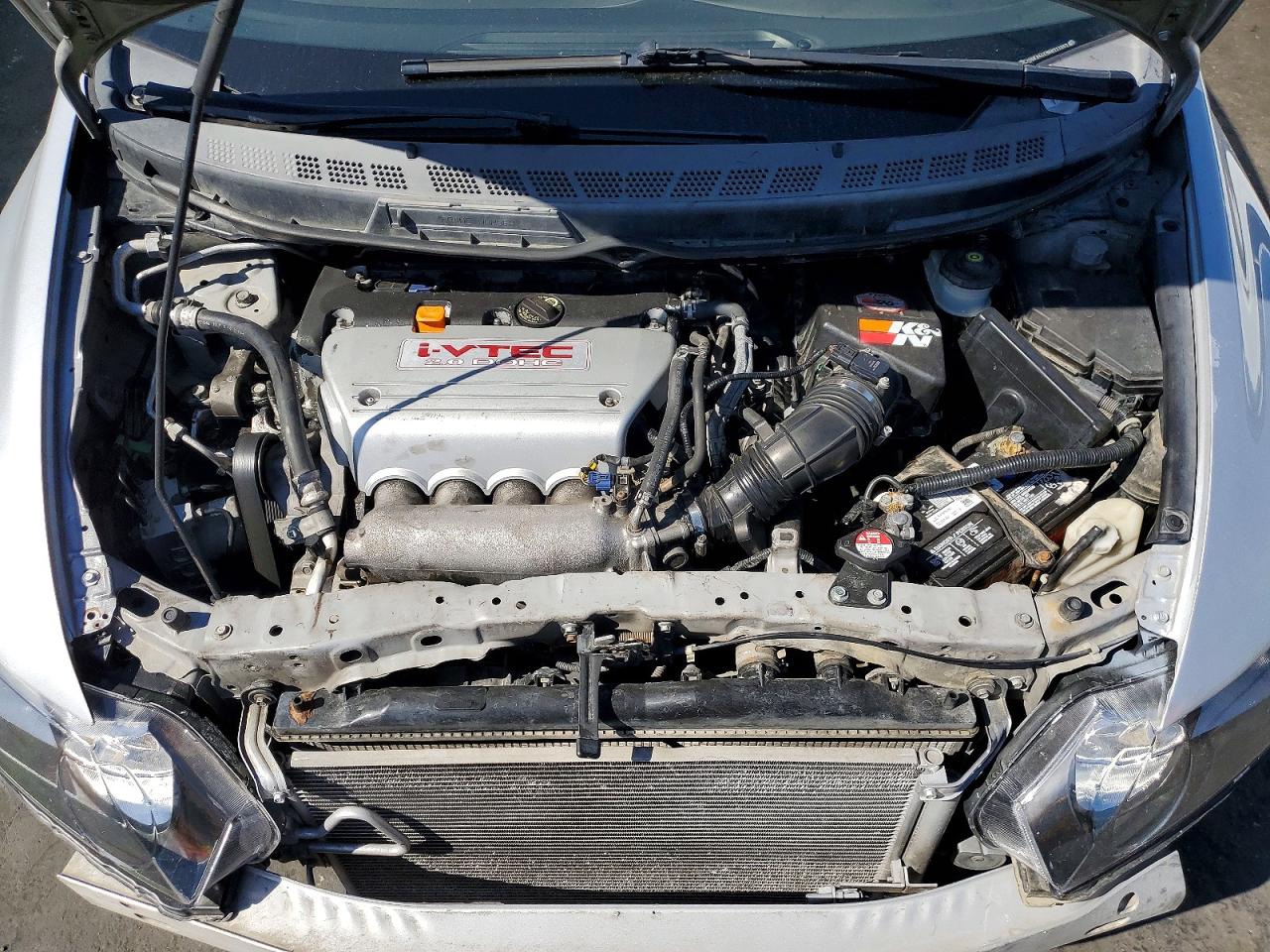 2008 Honda Civic Si Silver vin: 2HGFA55598H711357