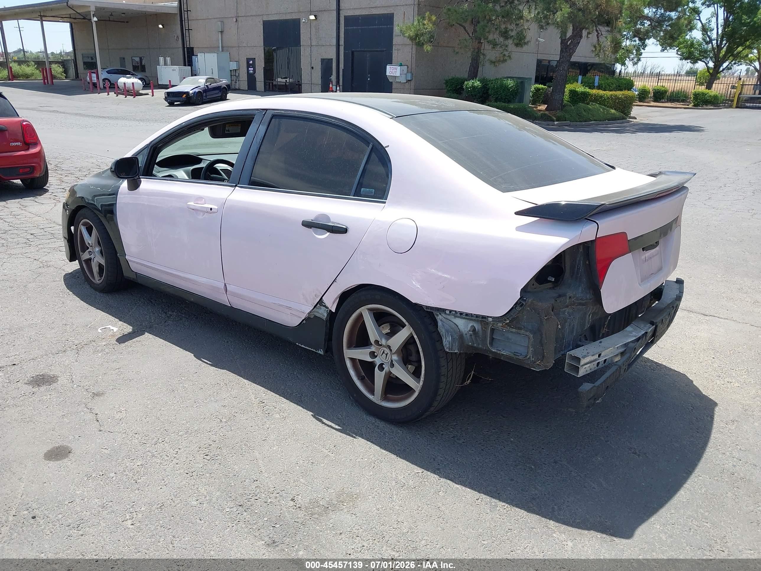 2008 Honda Civic Si/si Mugen Pink vin: 2HGFA555X8H706538