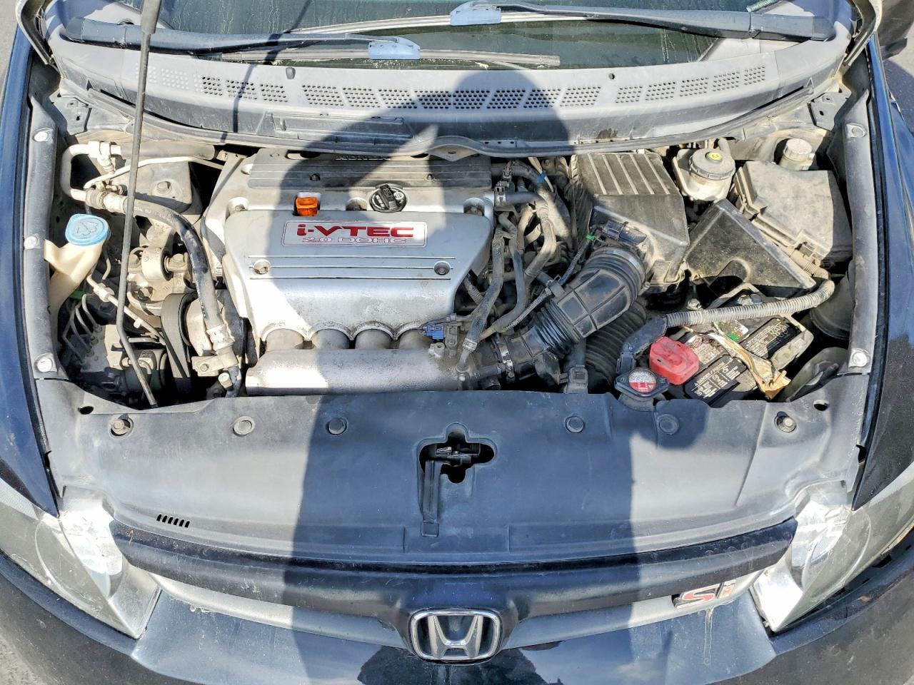 2008 Honda Civic Si Black vin: 2HGFA555X8H712047