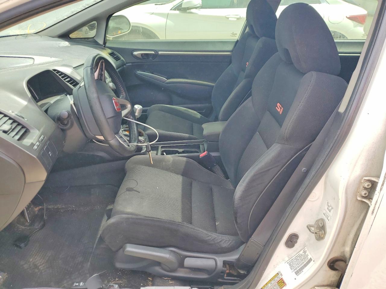 2009 Honda Civic Si White vin: 2HGFA555X9H707237