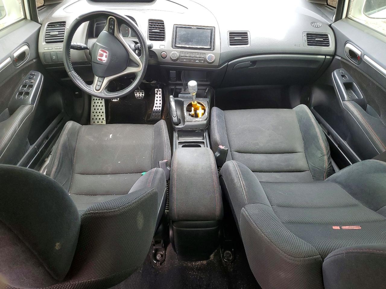 2009 Honda Civic Si White vin: 2HGFA555X9H707237