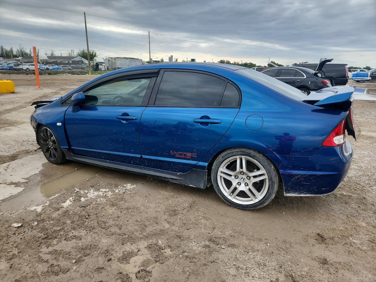 2009 Honda Civic Si Blue vin: 2HGFA555X9H708761