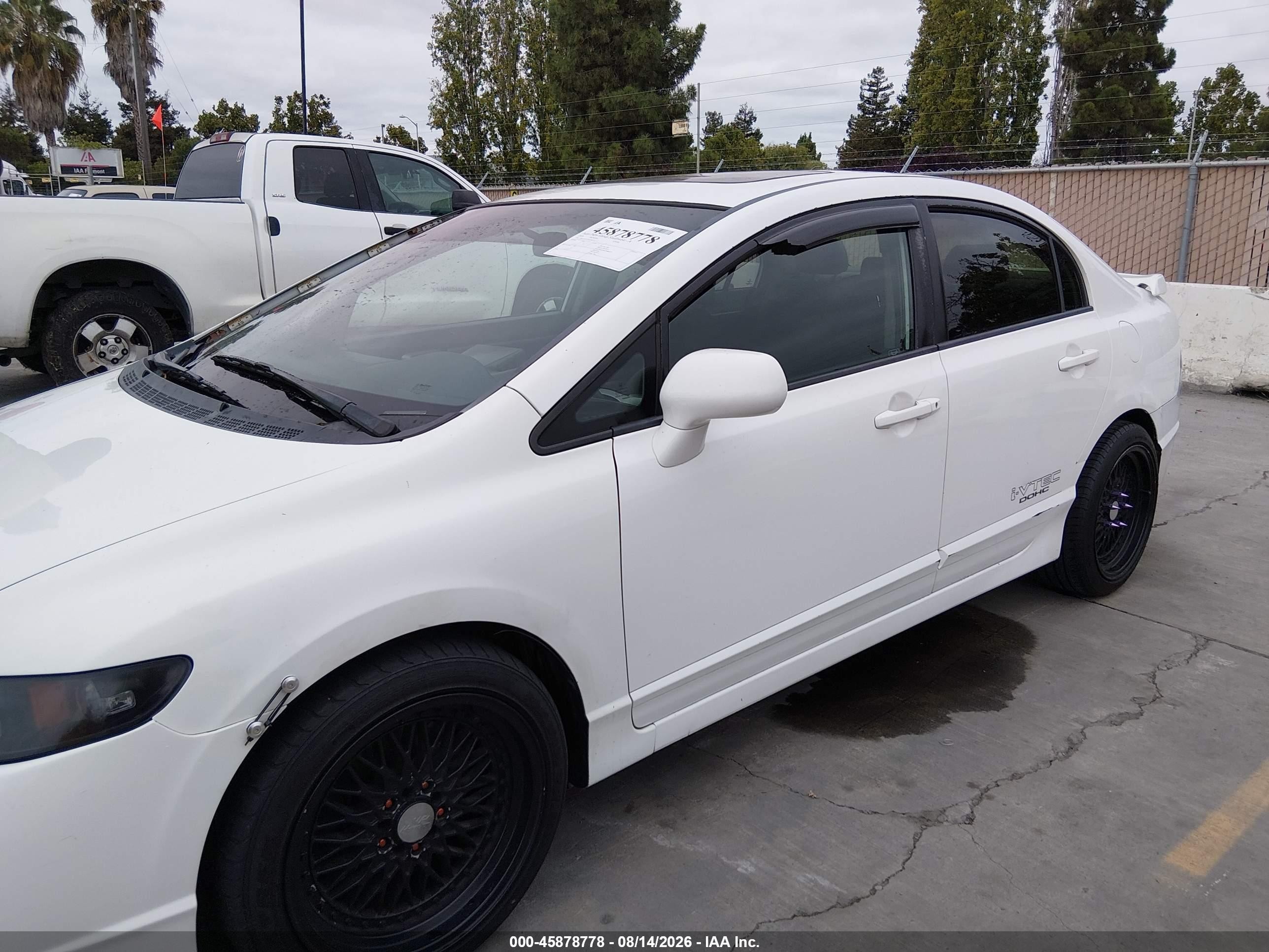 2010 Honda Civic Si White vin: 2HGFA5E52AH701291