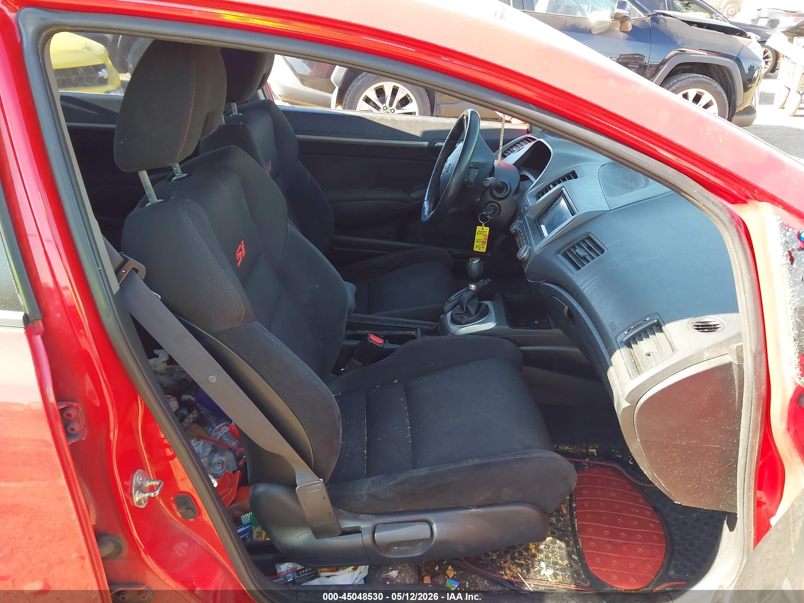 2011 Honda Civic Si Red vin: 2HGFA5E52BH701678