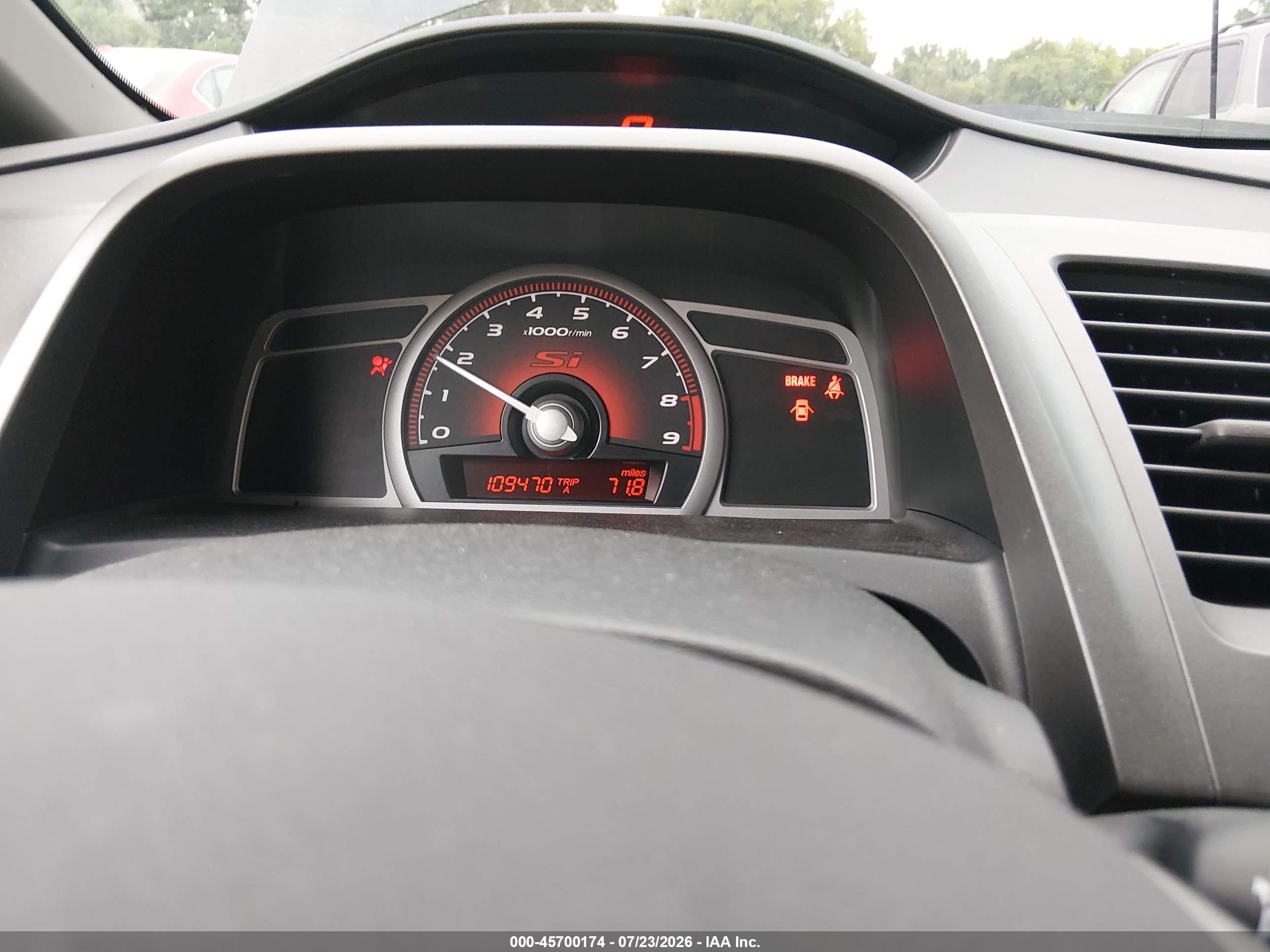 2010 Honda Civic Si Black vin: 2HGFA5E56AH701505