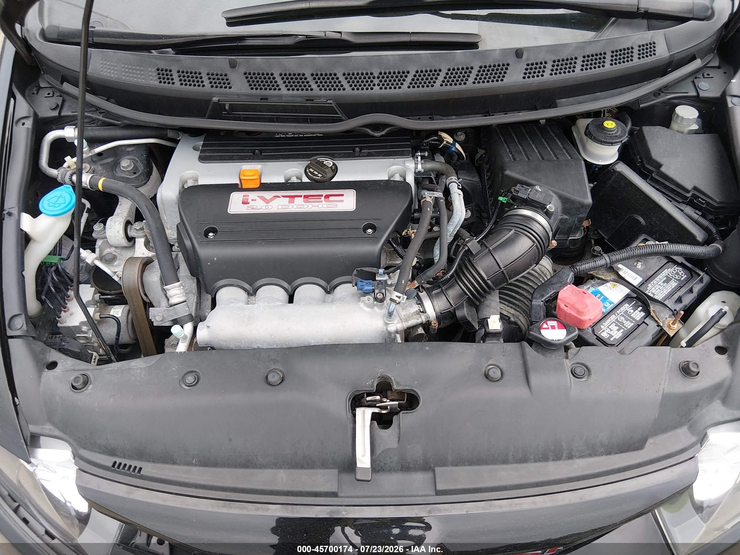 2010 Honda Civic Si Black vin: 2HGFA5E56AH701505