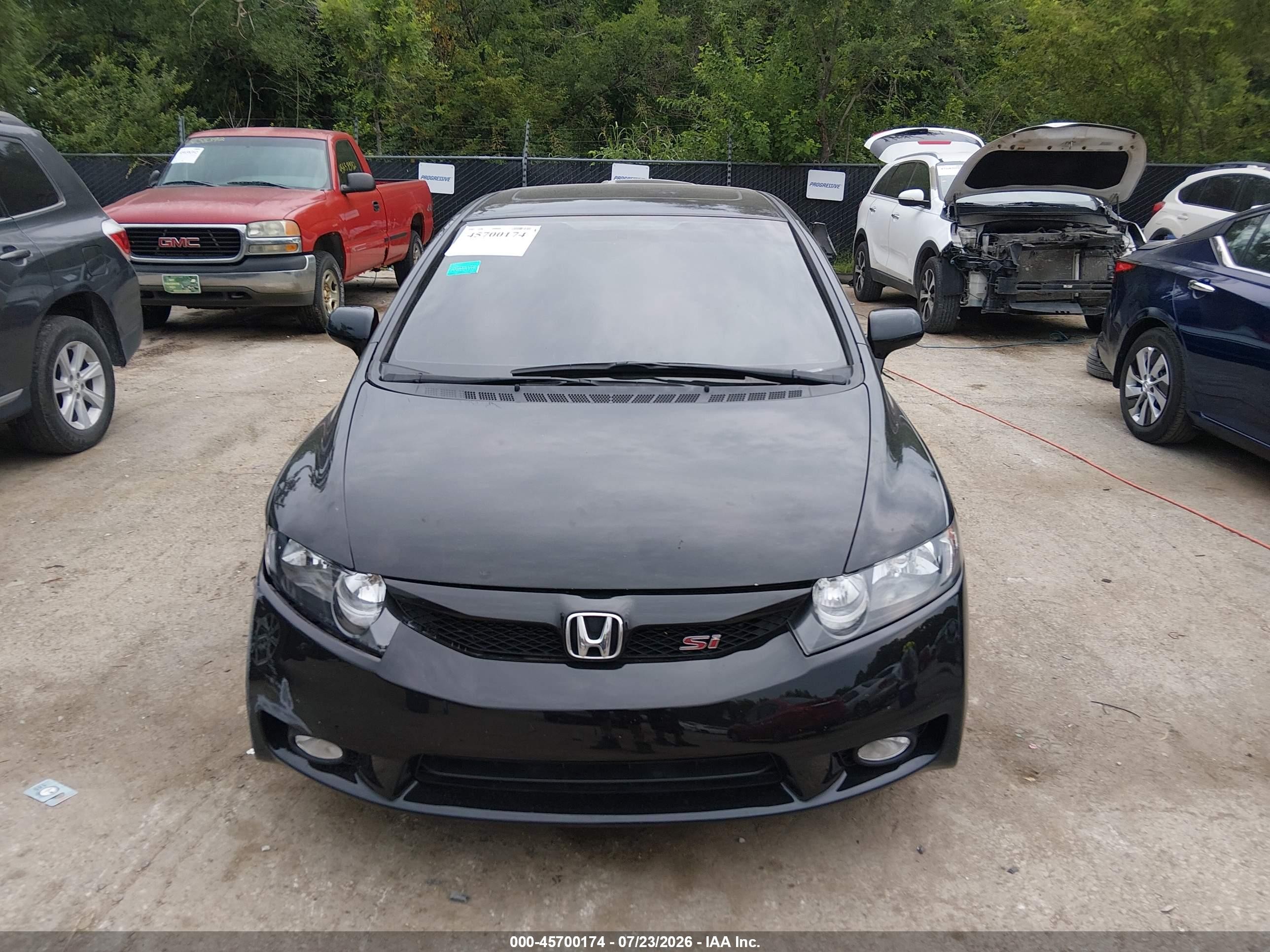 2010 Honda Civic Si Black vin: 2HGFA5E56AH701505