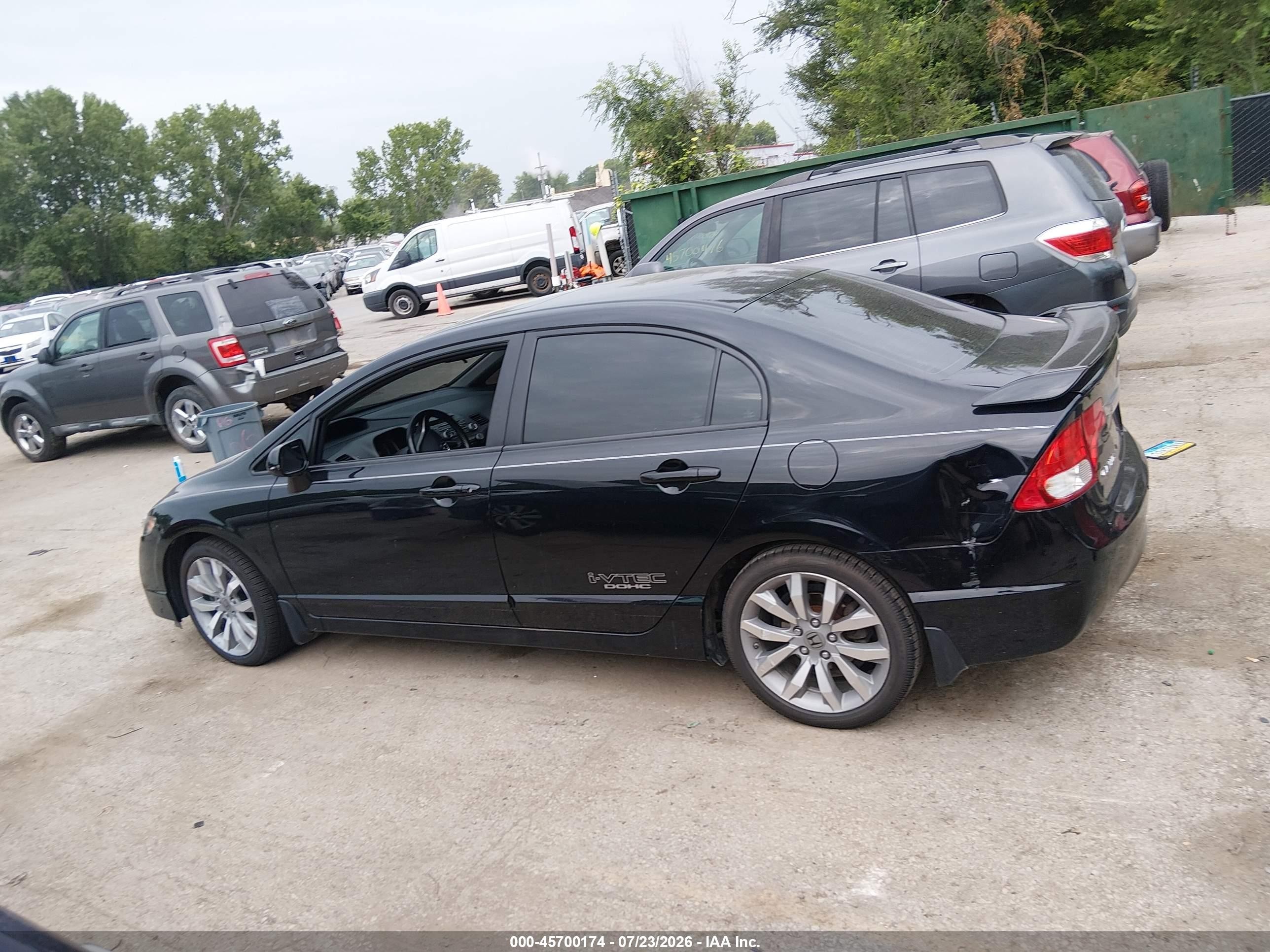 2010 Honda Civic Si Black vin: 2HGFA5E56AH701505