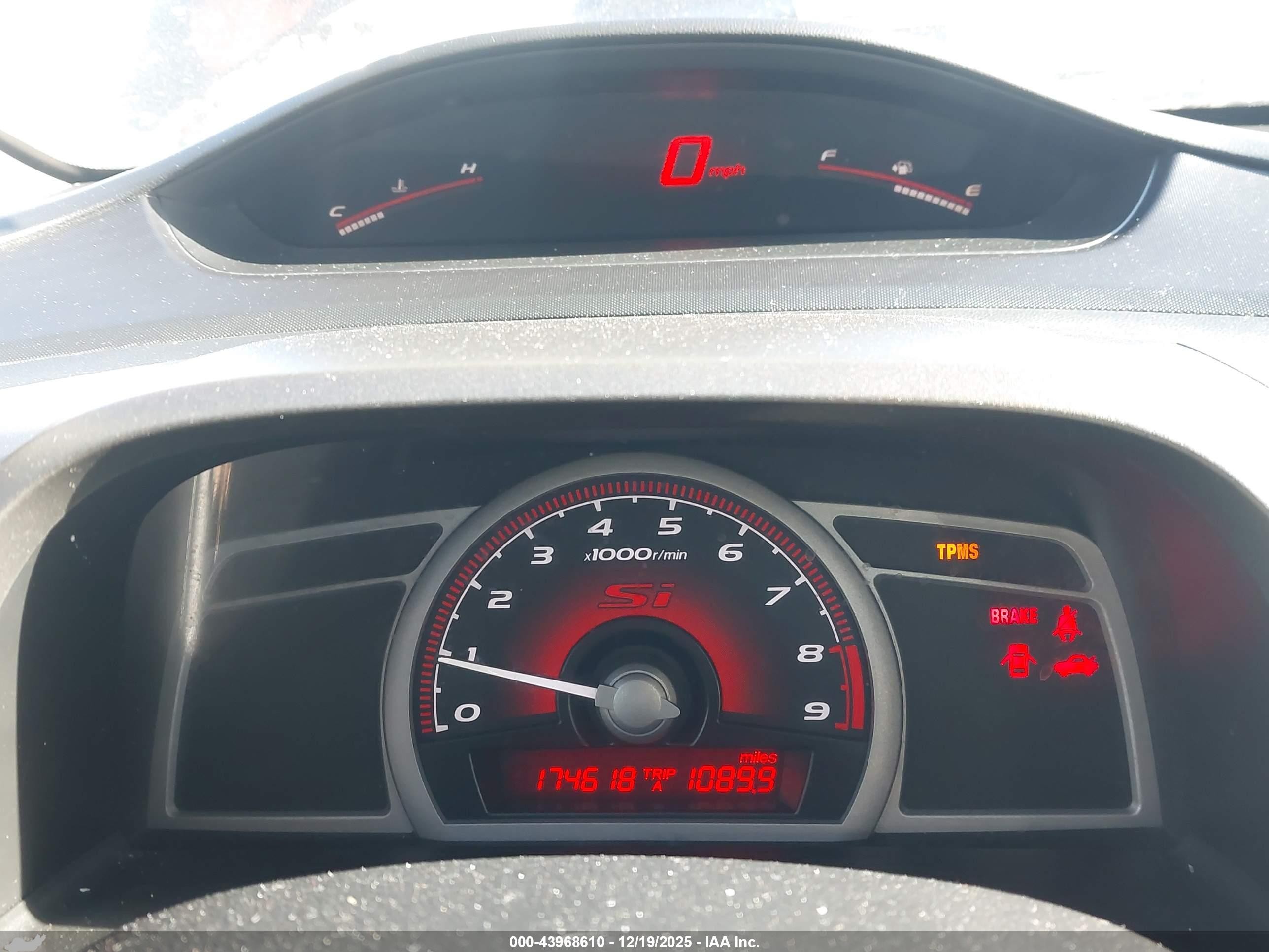 2010 Honda Civic Sdn Si Черный vin: 2HGFA5E56AH702217