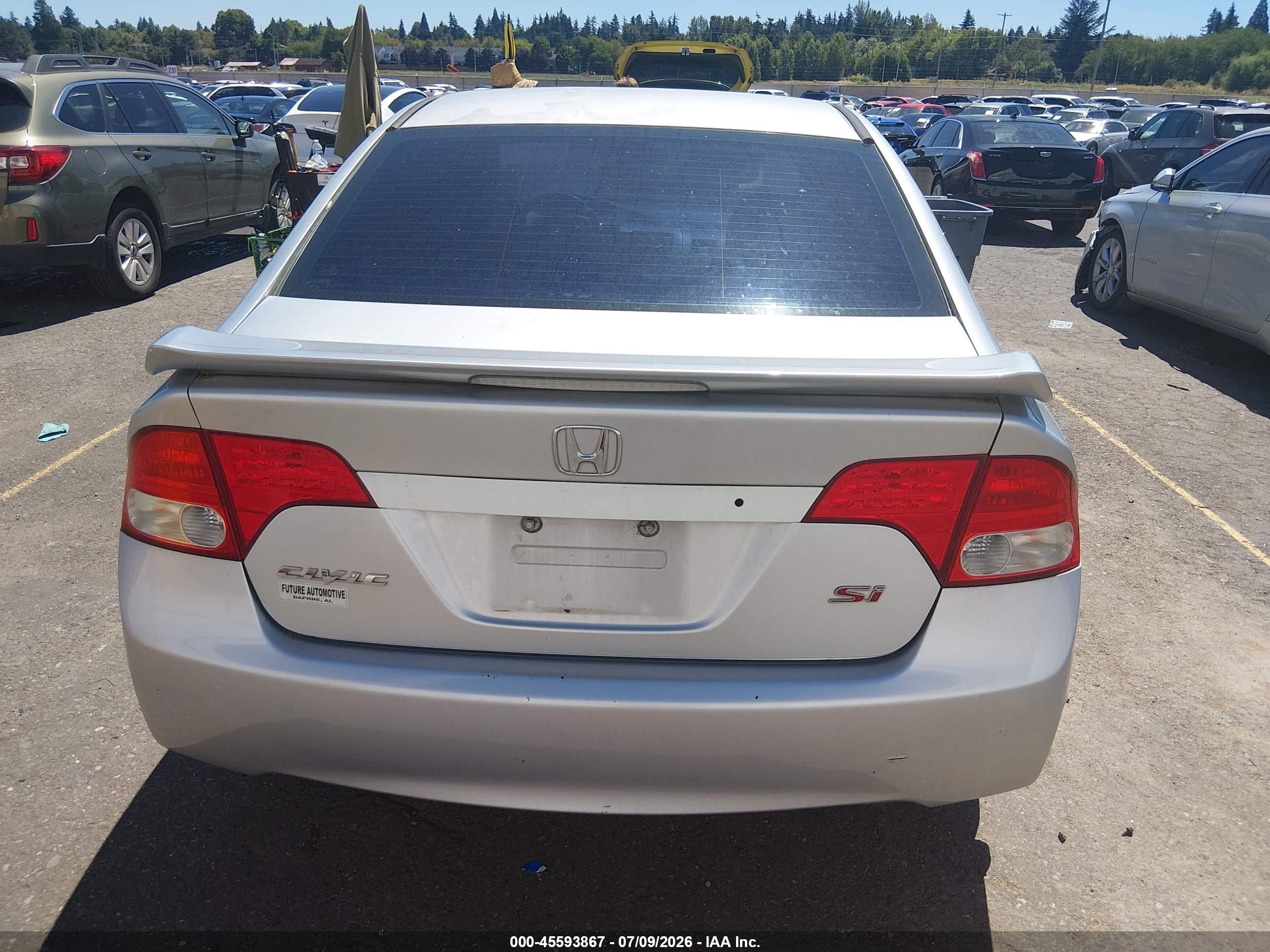 2011 Honda Civic Si Silver vin: 2HGFA5E56BH701330