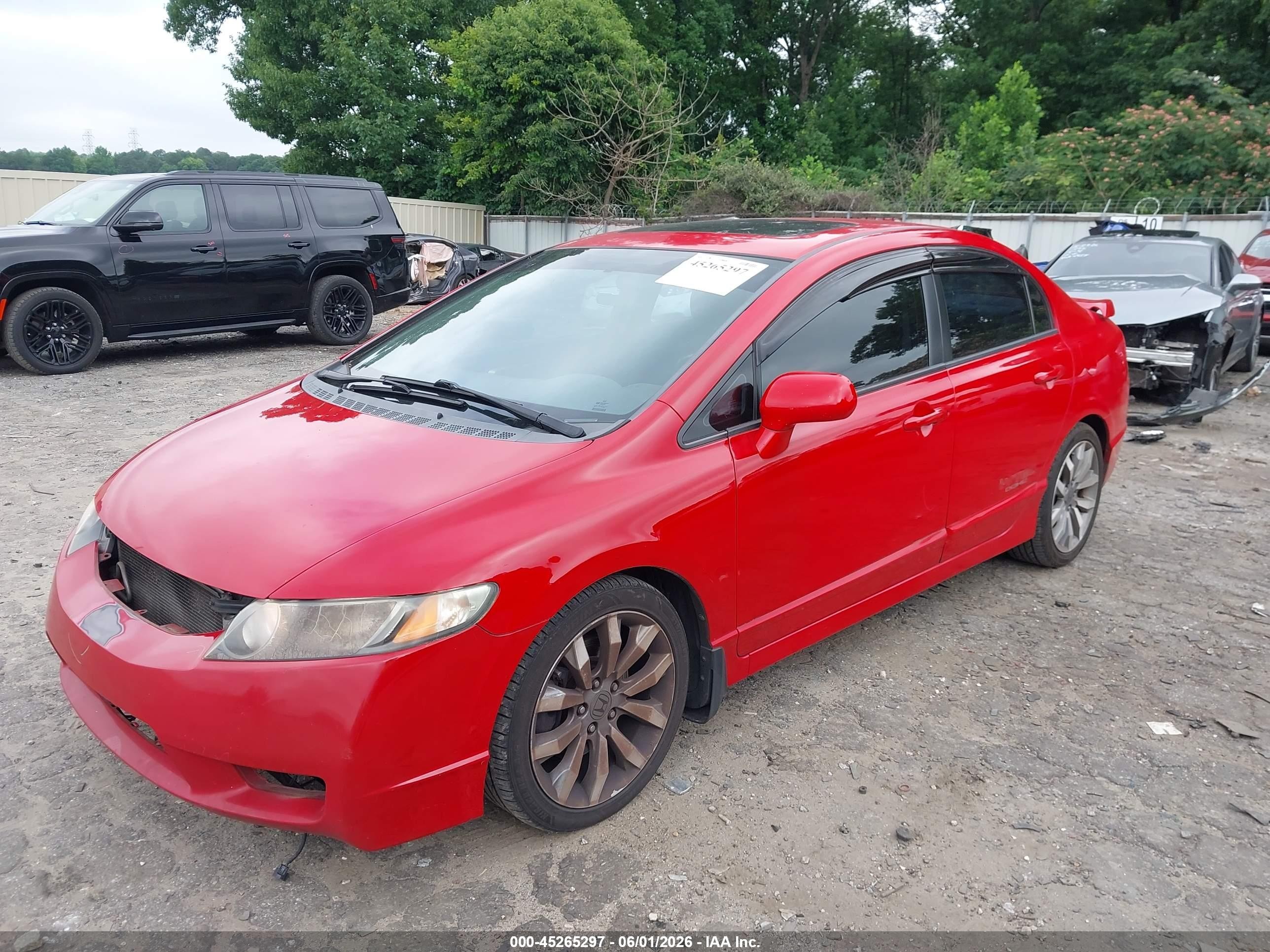2010 Honda Civic Si Red vin: 2HGFA5E57AH700525