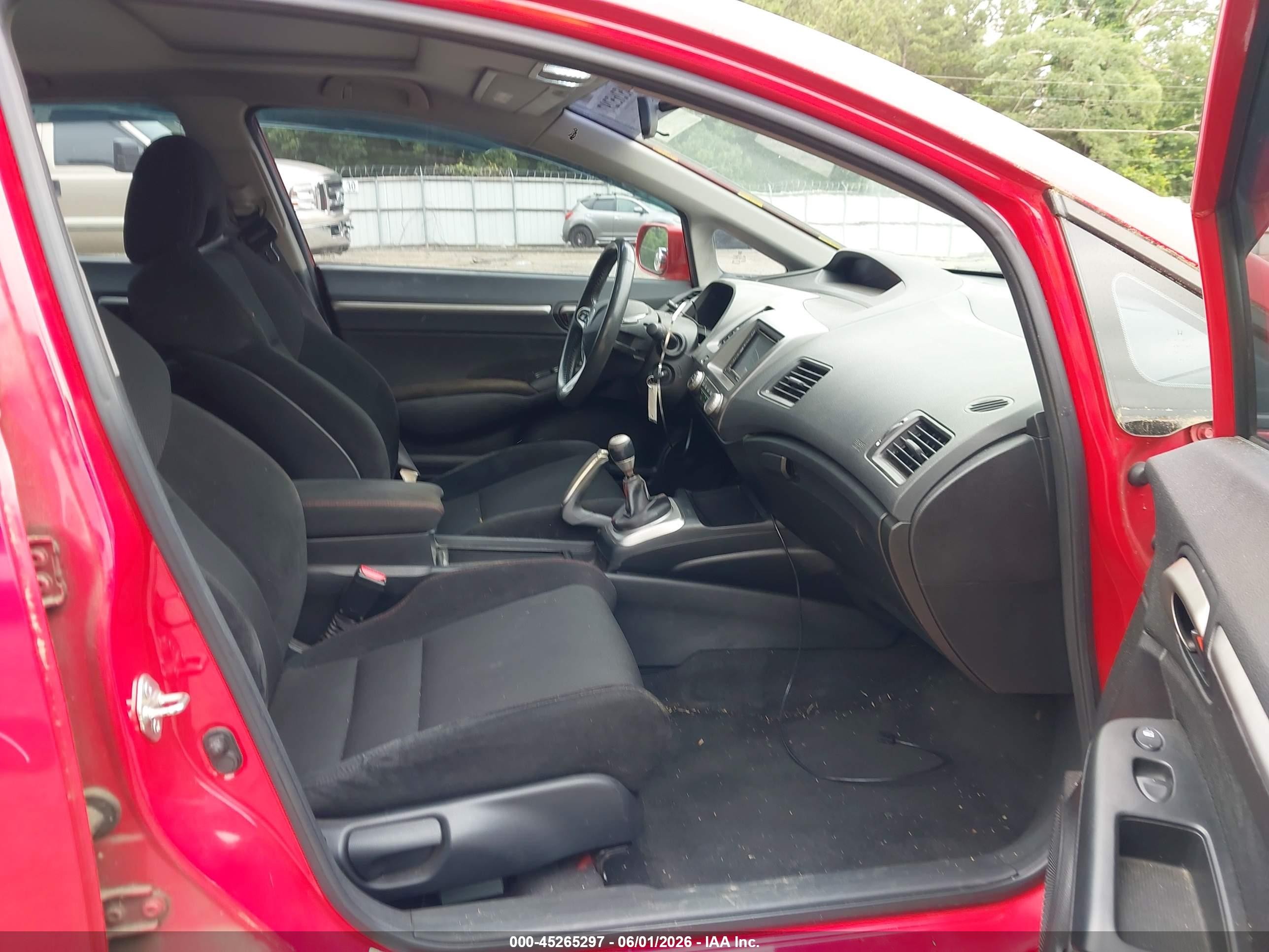 2010 Honda Civic Si Red vin: 2HGFA5E57AH700525