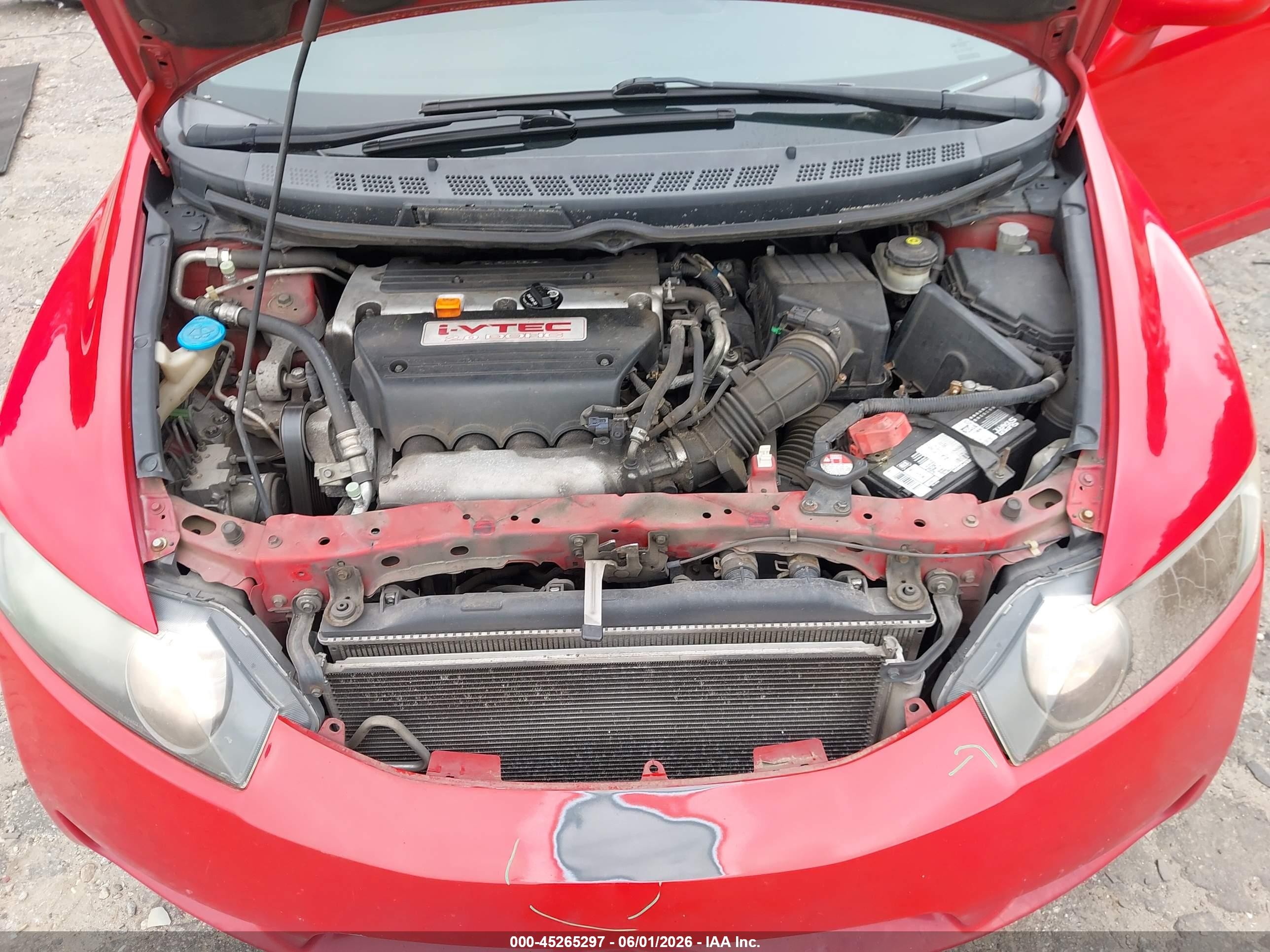 2010 Honda Civic Si Red vin: 2HGFA5E57AH700525