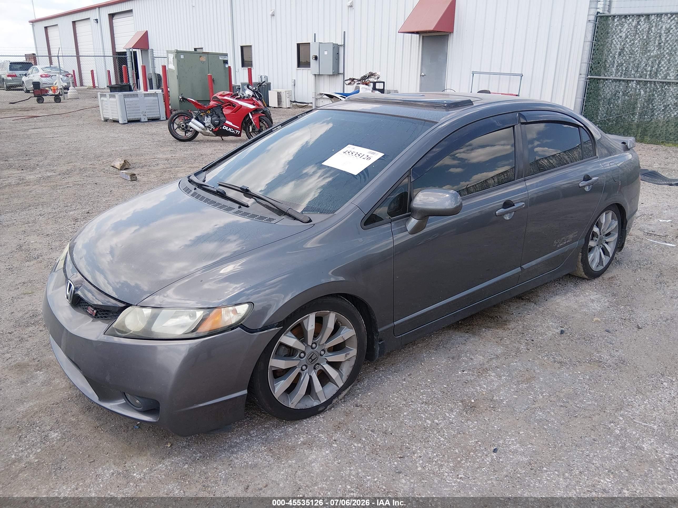 2011 Honda Civic Si Gray vin: 2HGFA5E57BH701563