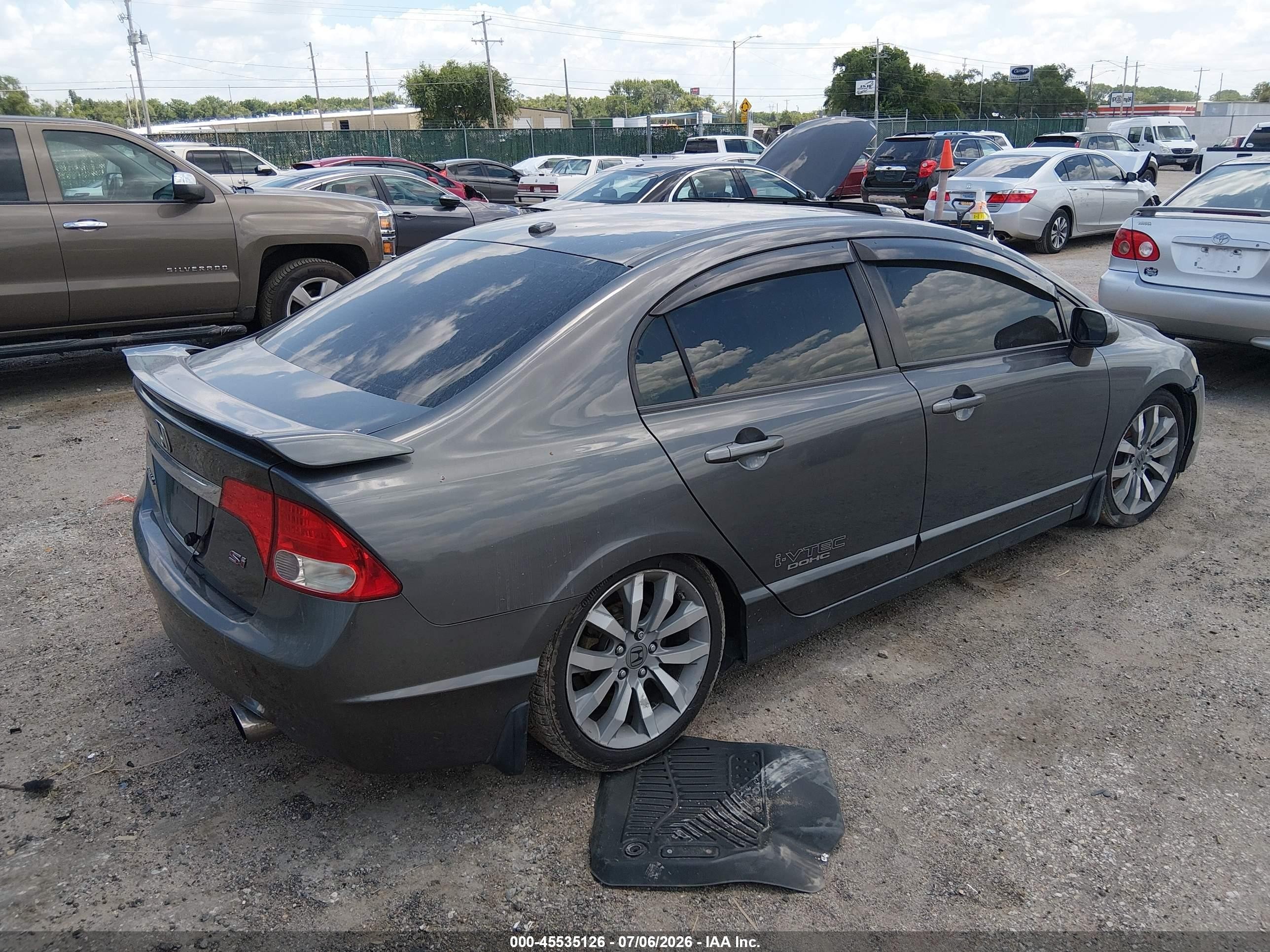 2011 Honda Civic Si Gray vin: 2HGFA5E57BH701563
