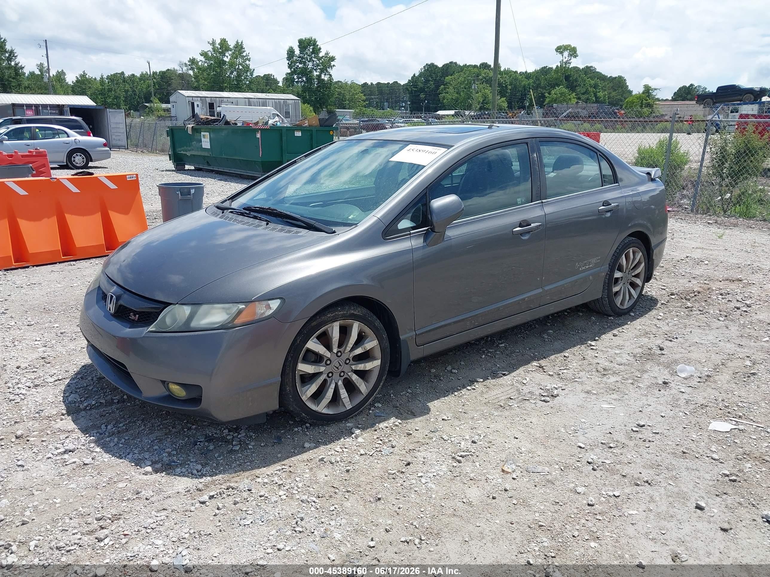 2011 Honda Civic Si Gray vin: 2HGFA5E58BH700292