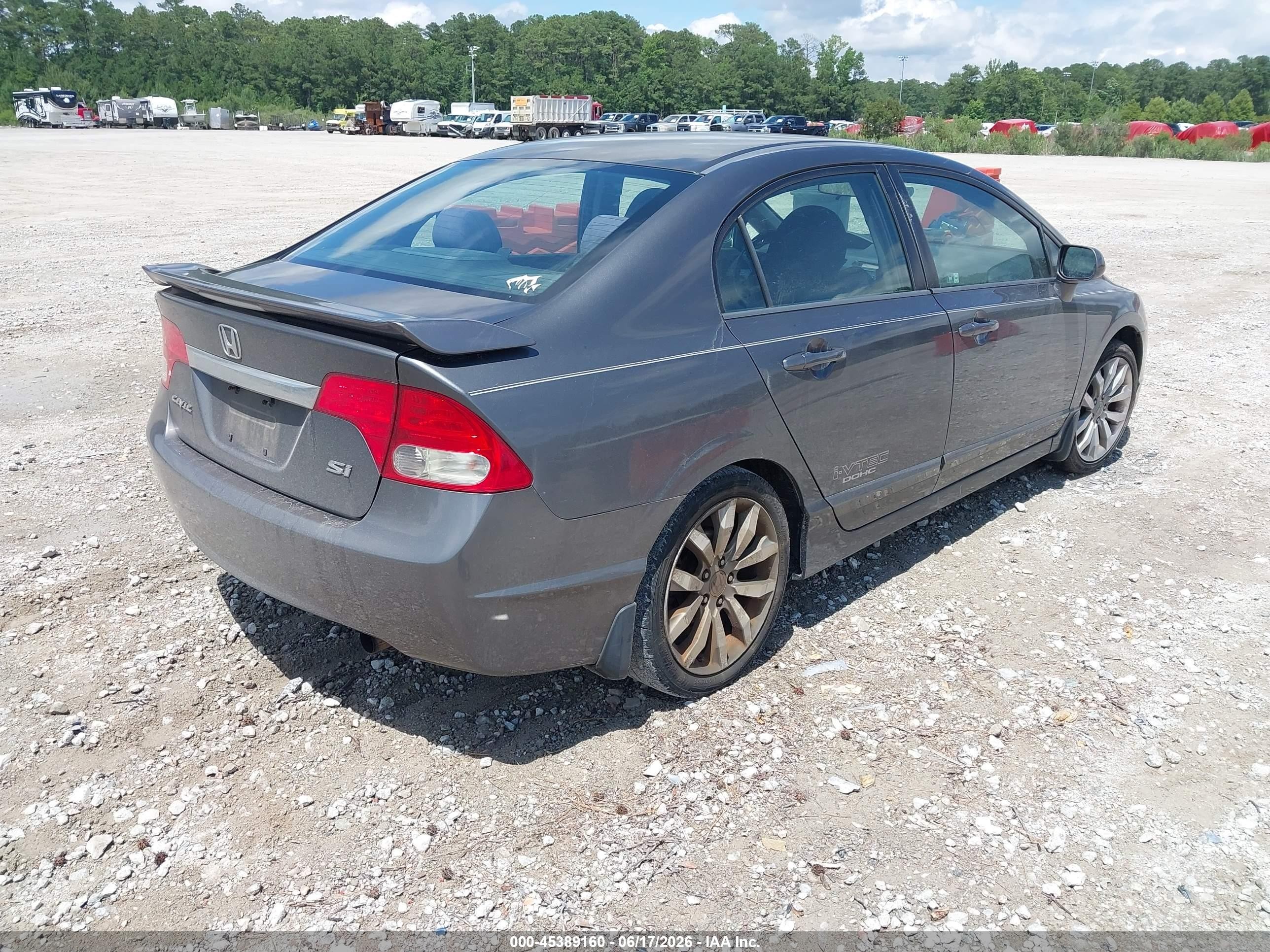 2011 Honda Civic Si Gray vin: 2HGFA5E58BH700292
