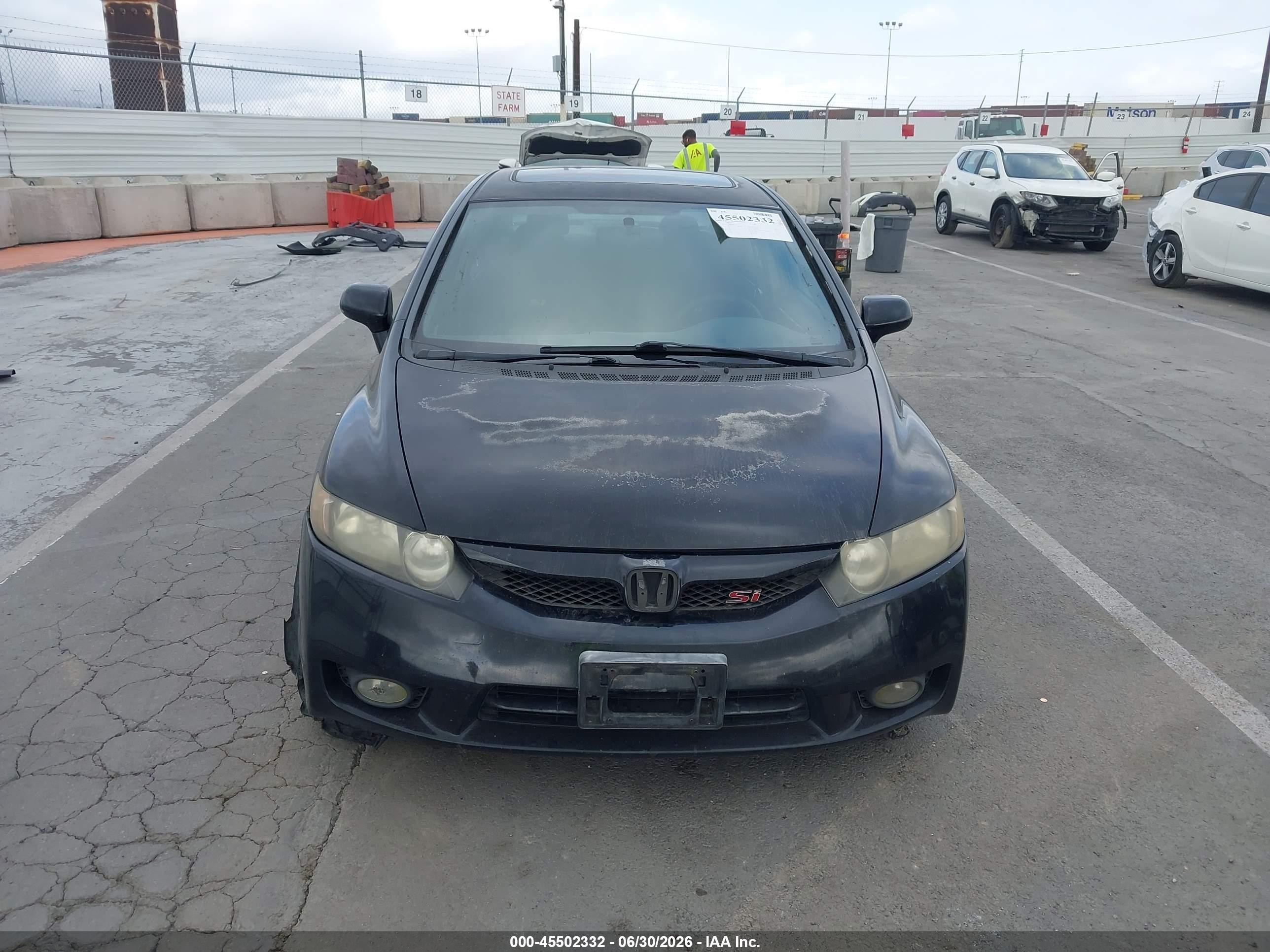 2011 Honda Civic Si Black vin: 2HGFA5E59BH701774