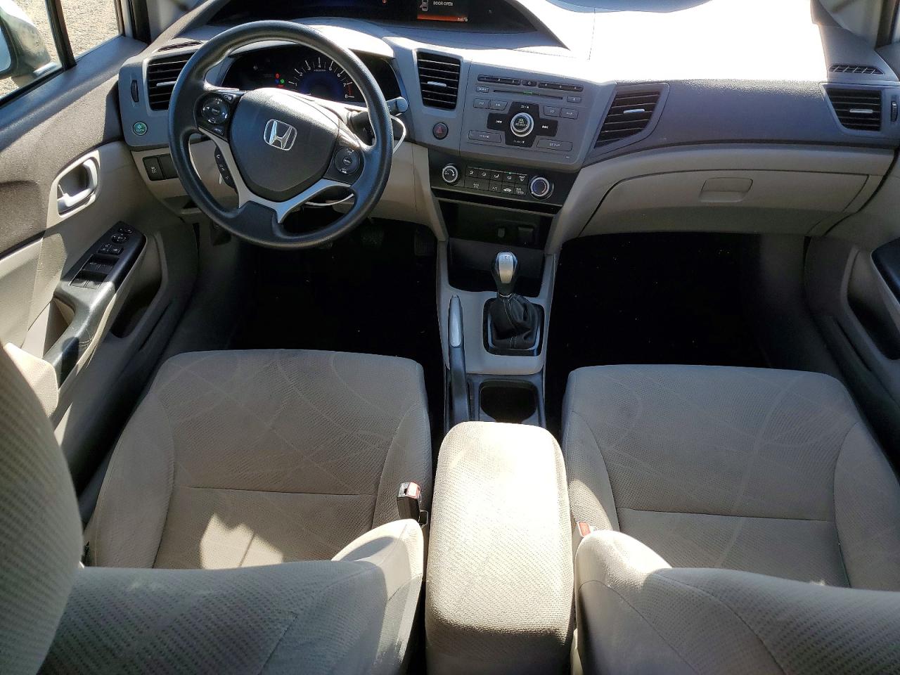 2012 Honda Civic Lx Silver vin: 2HGFB2E40CH005809