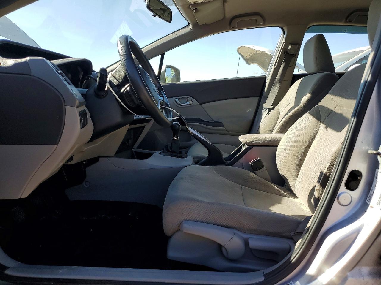 2012 Honda Civic Lx Silver vin: 2HGFB2E40CH005809